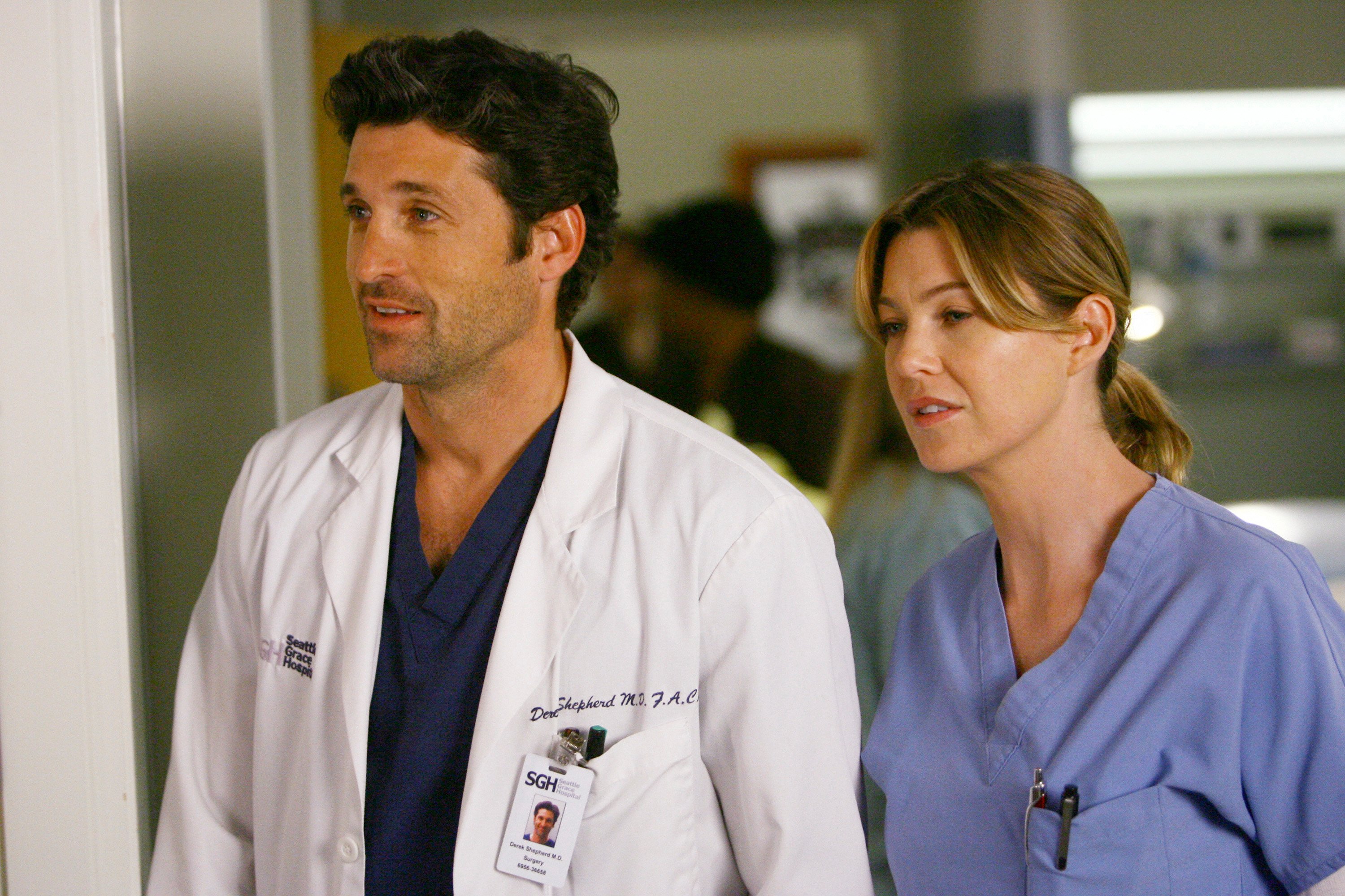 Patrick Dempsey and Ellen Pompeo of 'Grey's Anatomy'