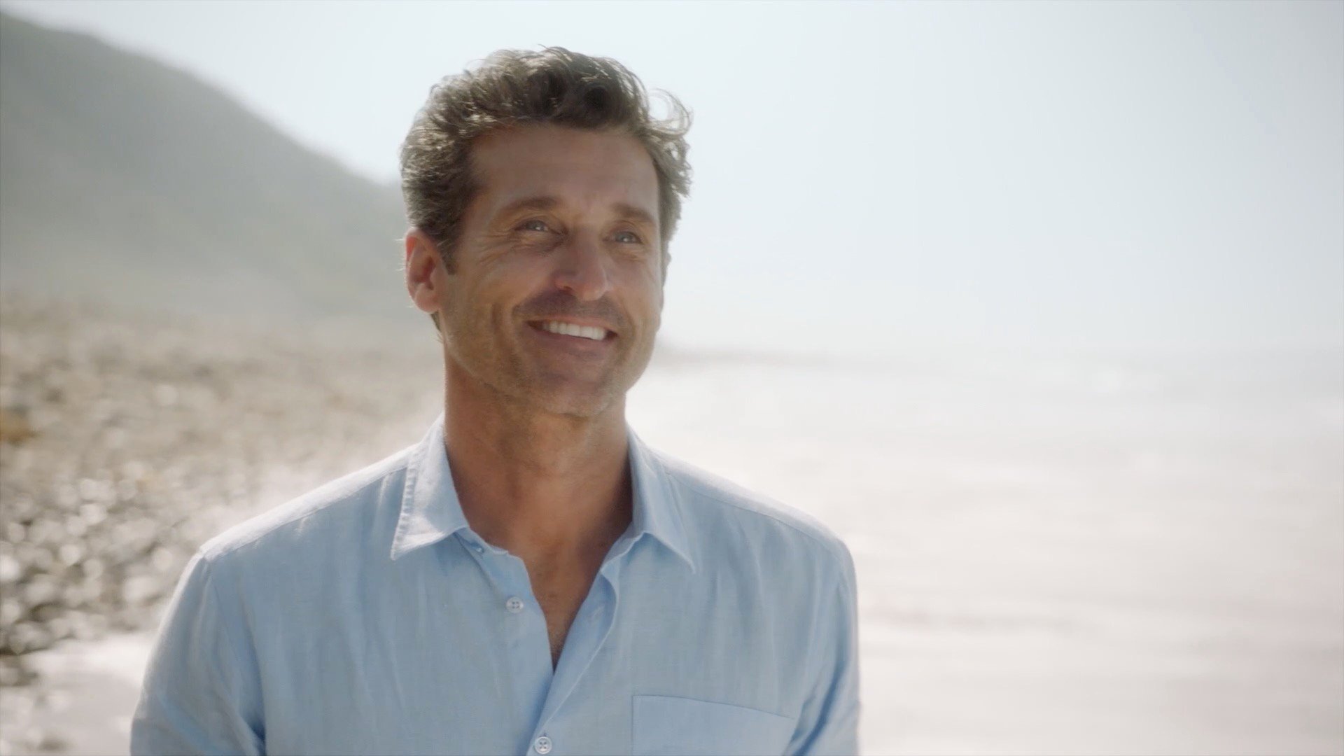 Patrick Dempsey as Derek Shepherd on 'Grey's Anatomy' Season 17 in 2020