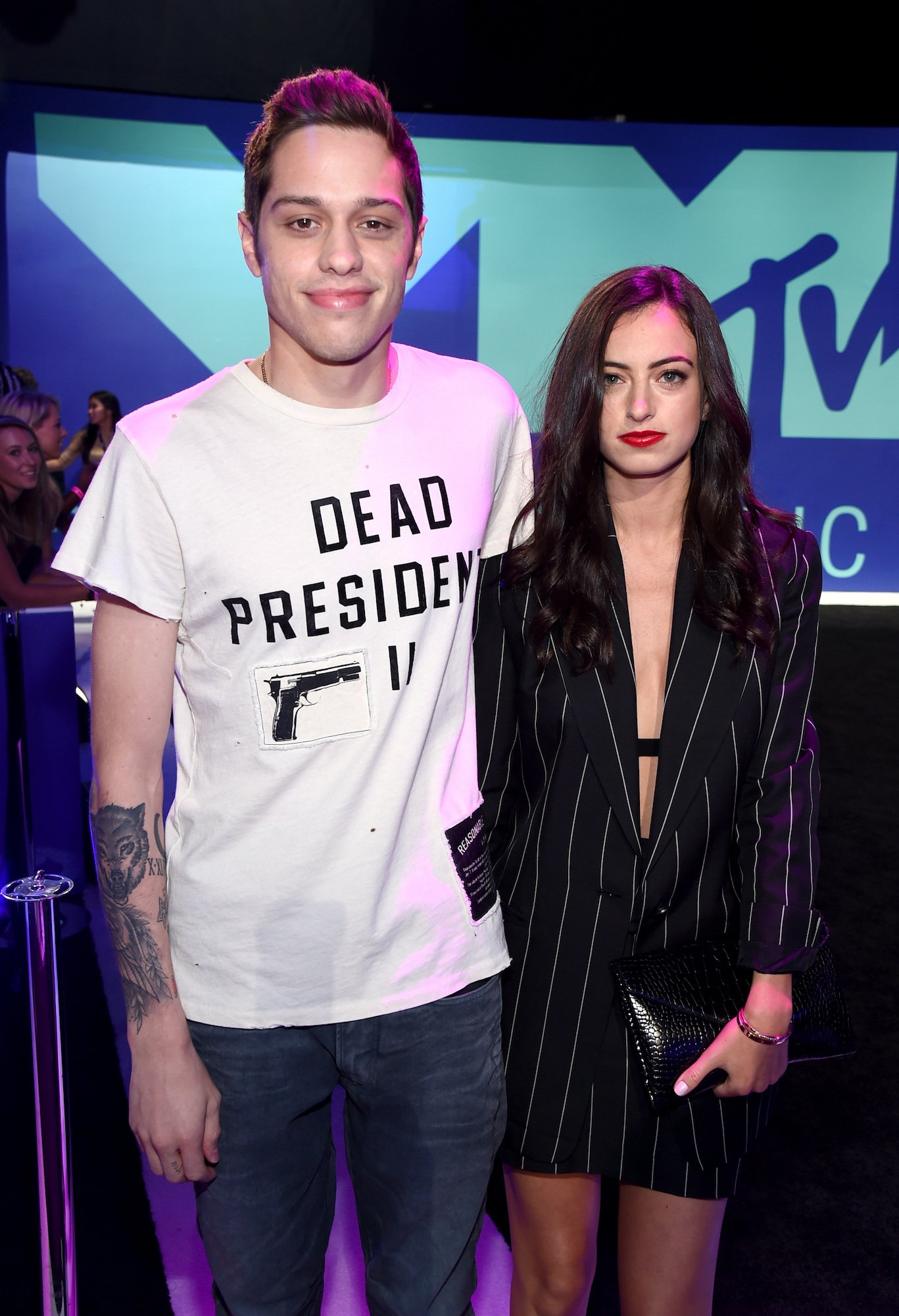 Pete Davidson and Cazzie David