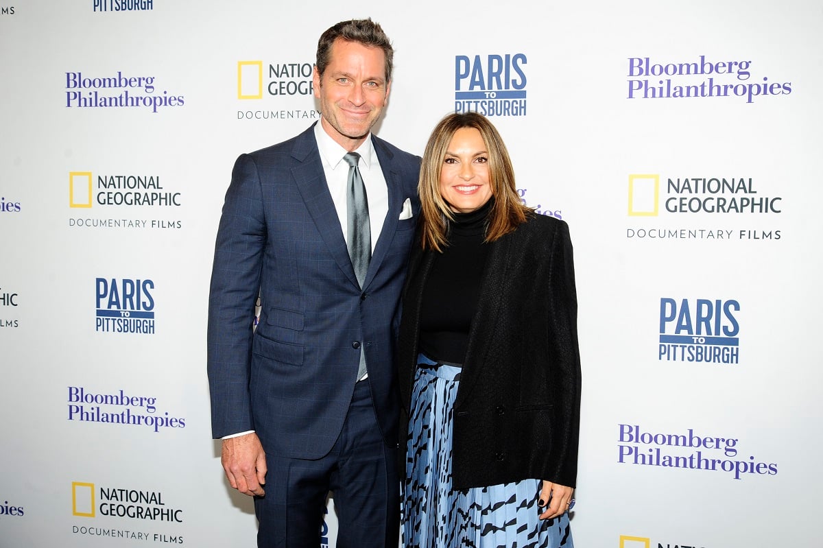 Peter Hermann and Mariska Hargitay