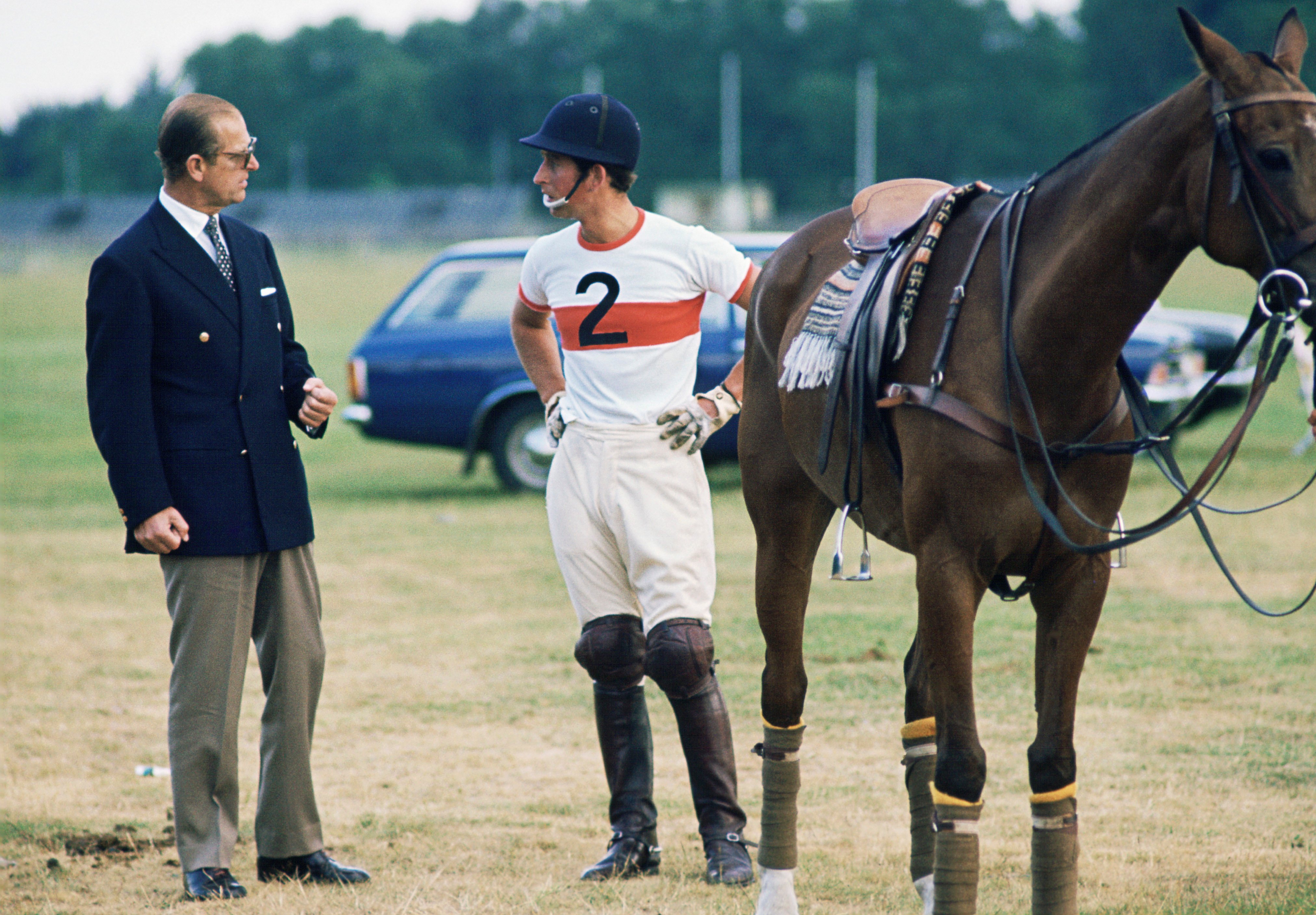 Prince Philip and Prince Charles