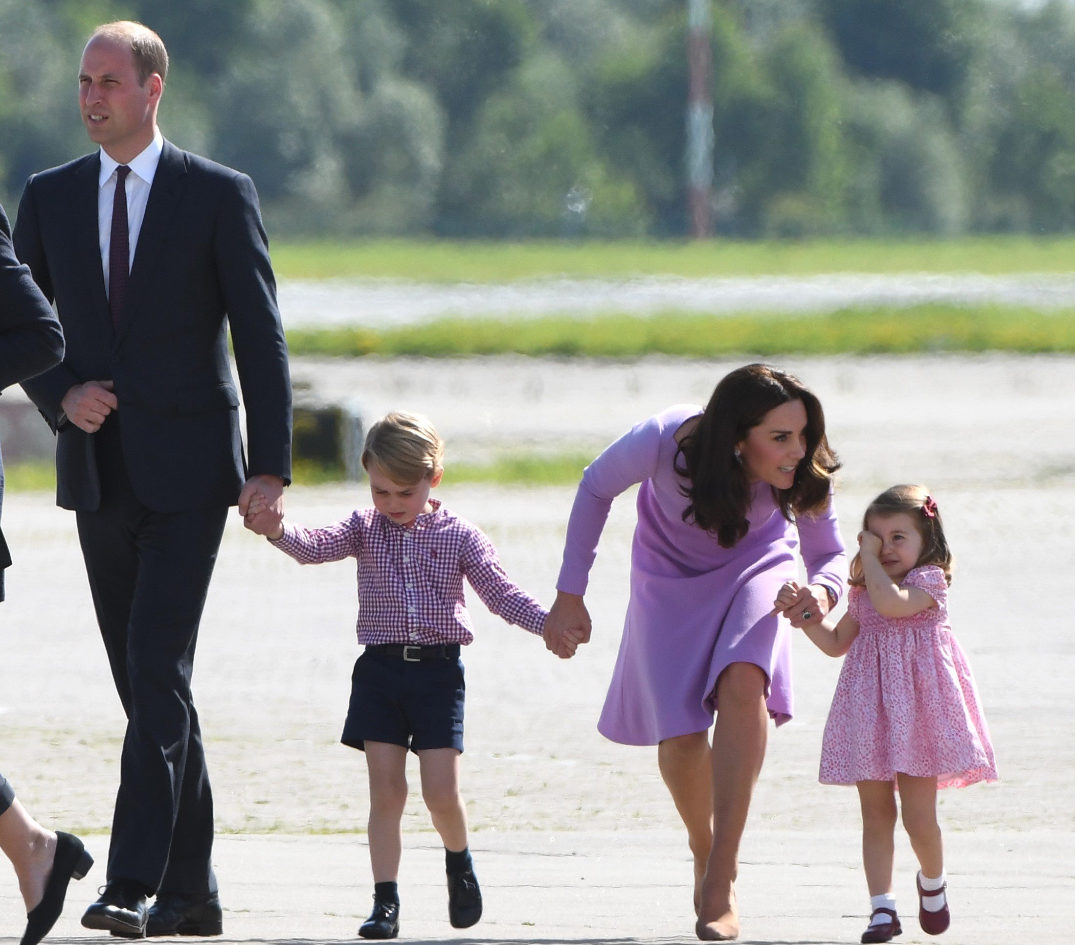 Prince William, Kate Middleton, Prince George, and Princess Charlotte