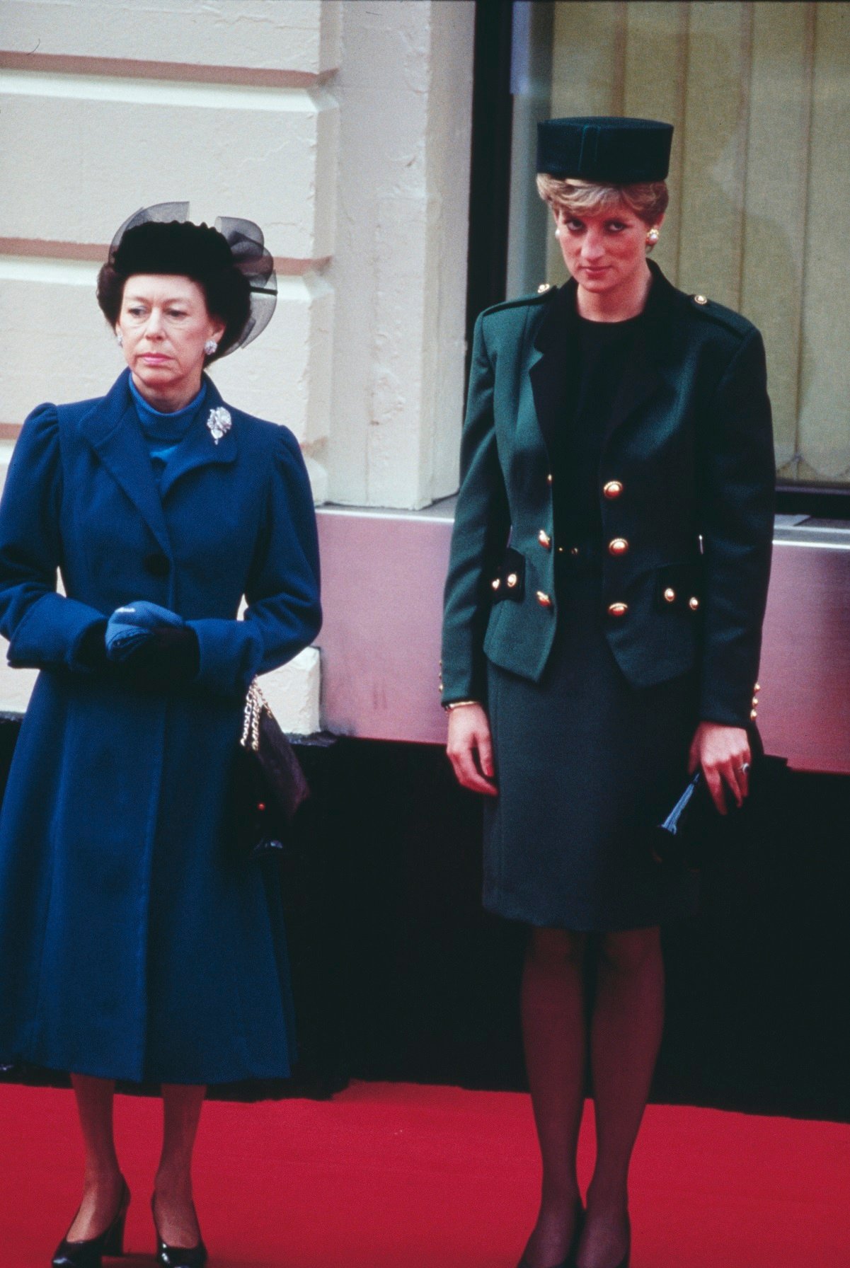 Princess Margaret  and Princess Diana