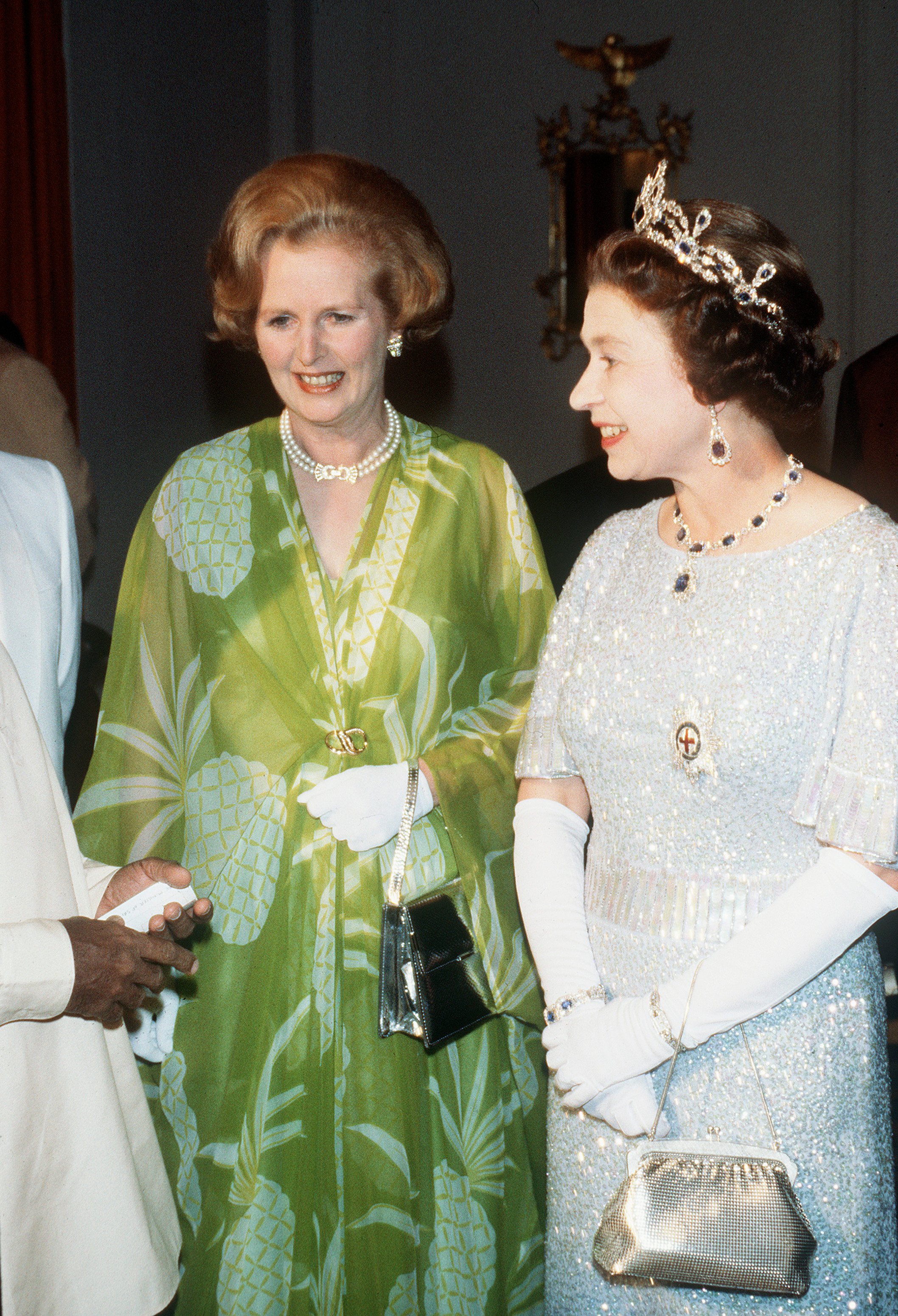 Queen Elizabeth II and Margaret Thatcher visit Zambia for the Commonwealth conference in 1979