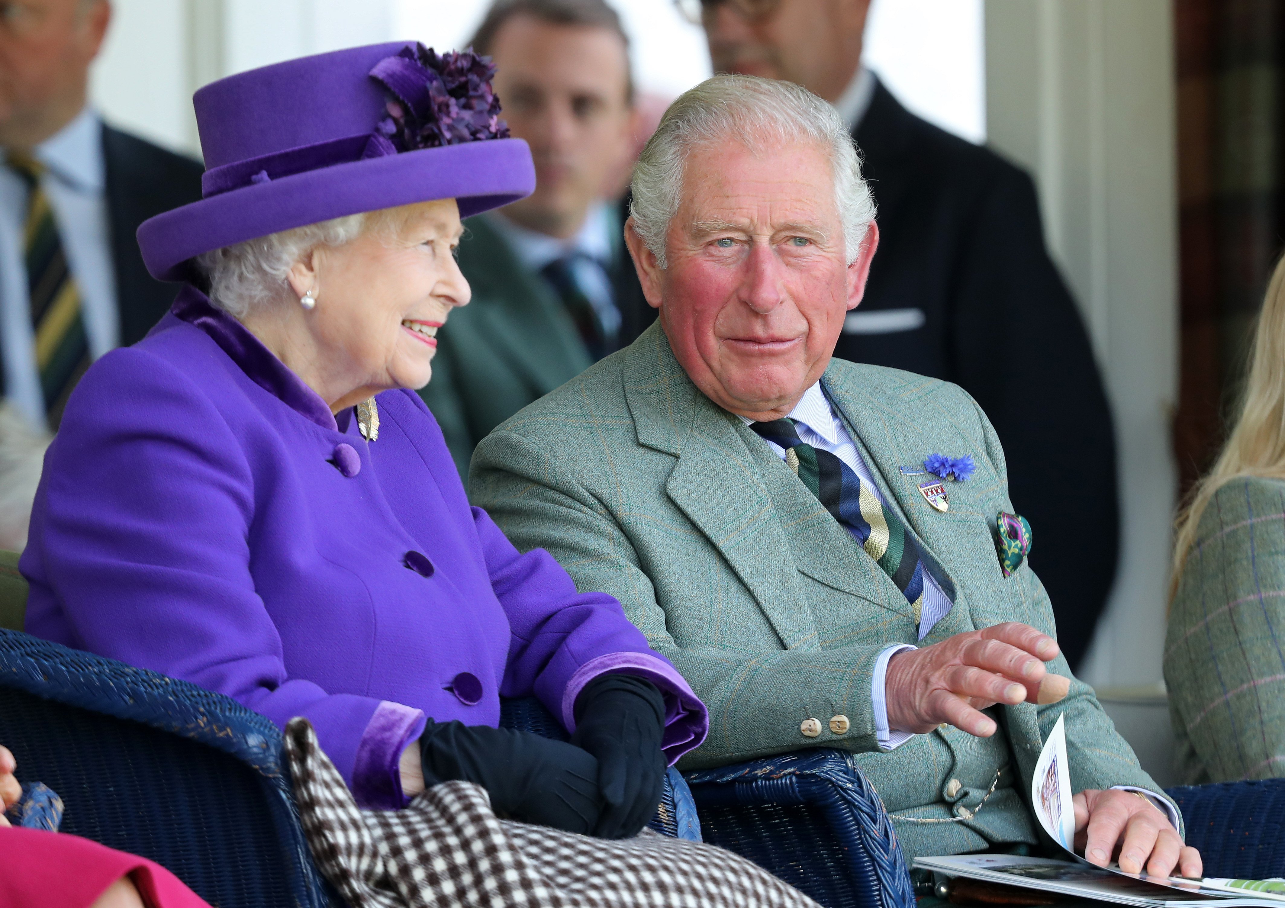 Queen Elizabeth II and Prince Charles