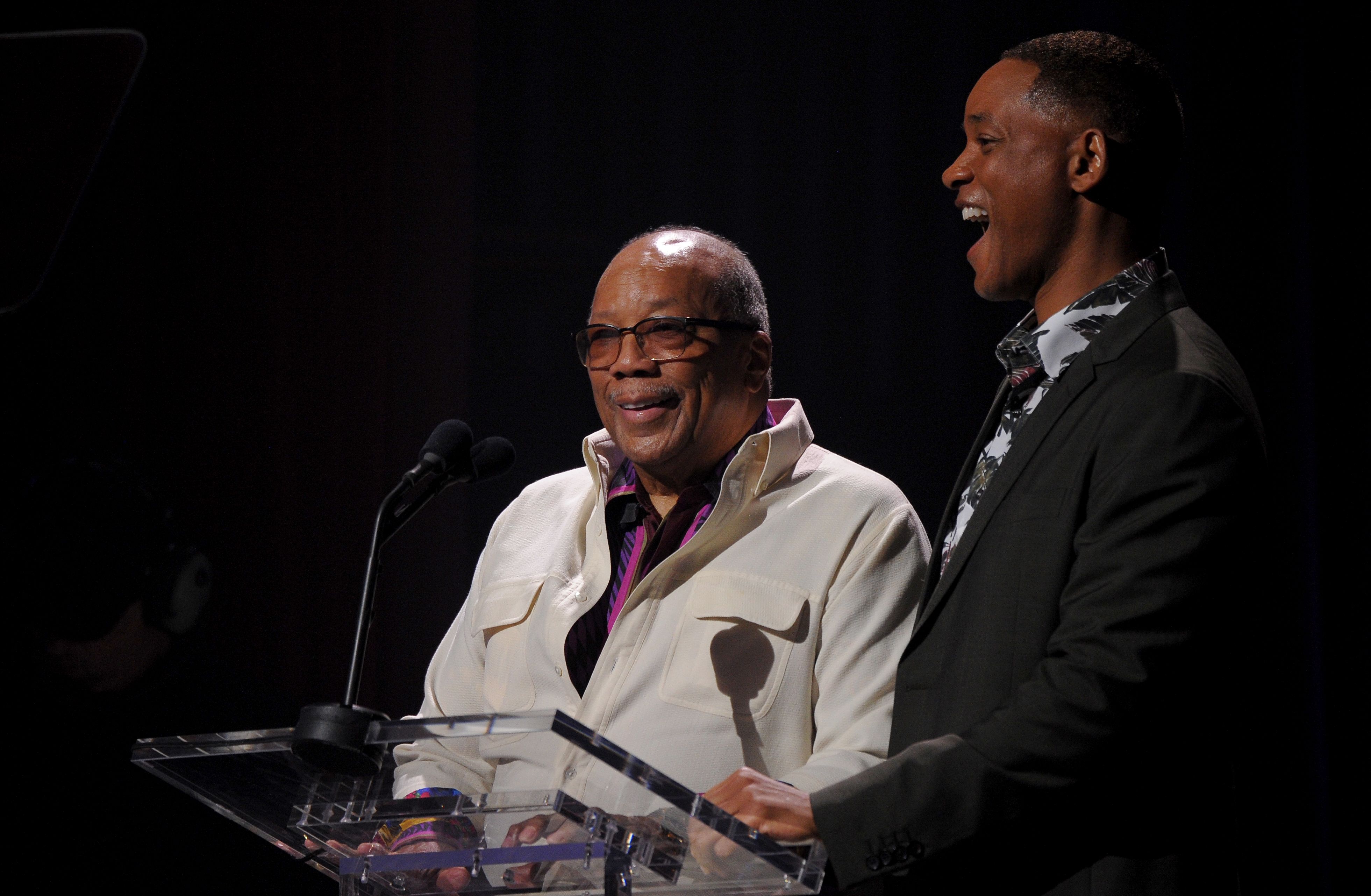 Quincy Jones and Will Smith now