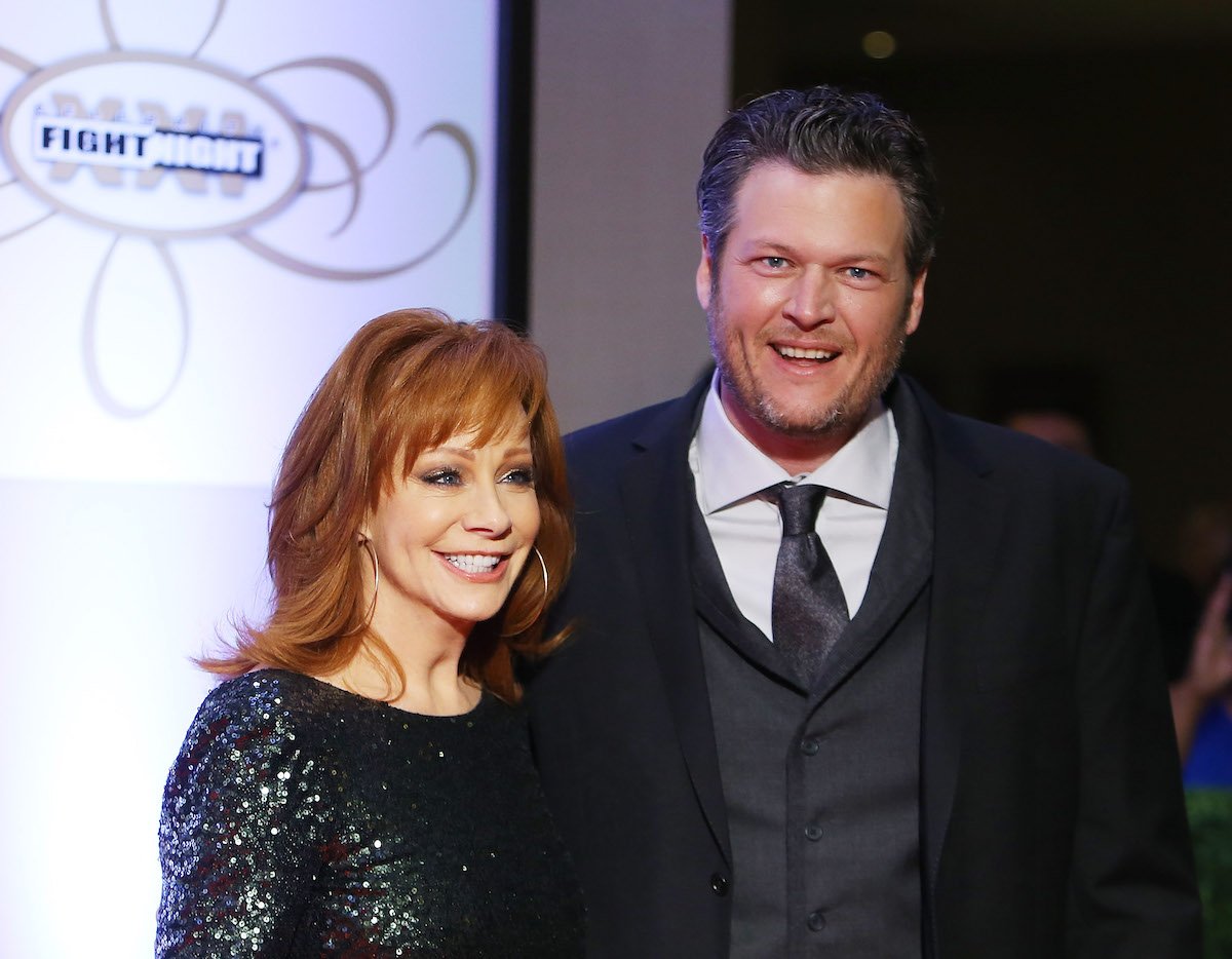 Reba McEntire and Blake Shelton