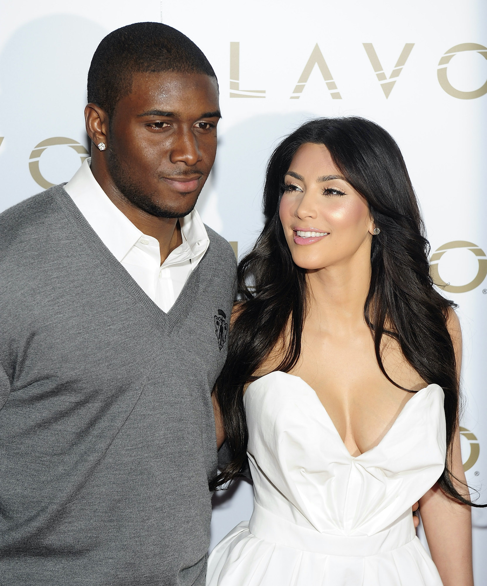 Reggie Bush and Kim Kardashian