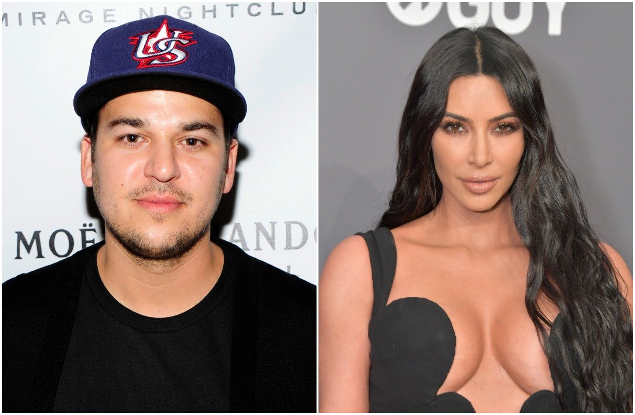 Kim Kardashian was Rob Kardashian's childhood crush