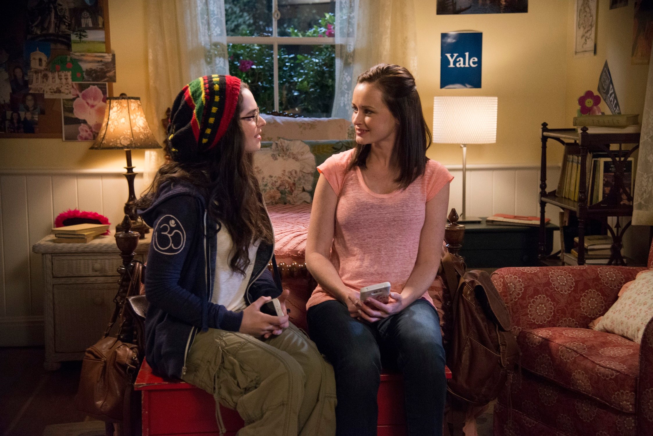 April Nardini and Rory Gilmore in 'Gilmore Girls: A Year in the Life'