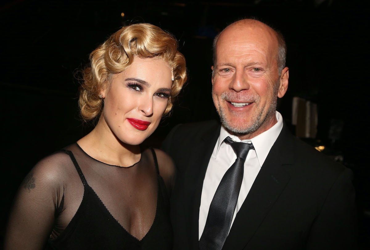 Rumer Willis and Bruce Willis at Rumer's debut as Roxie Hart in Broadway's 'Chicago' | Bruce Glikas/FilmMagic