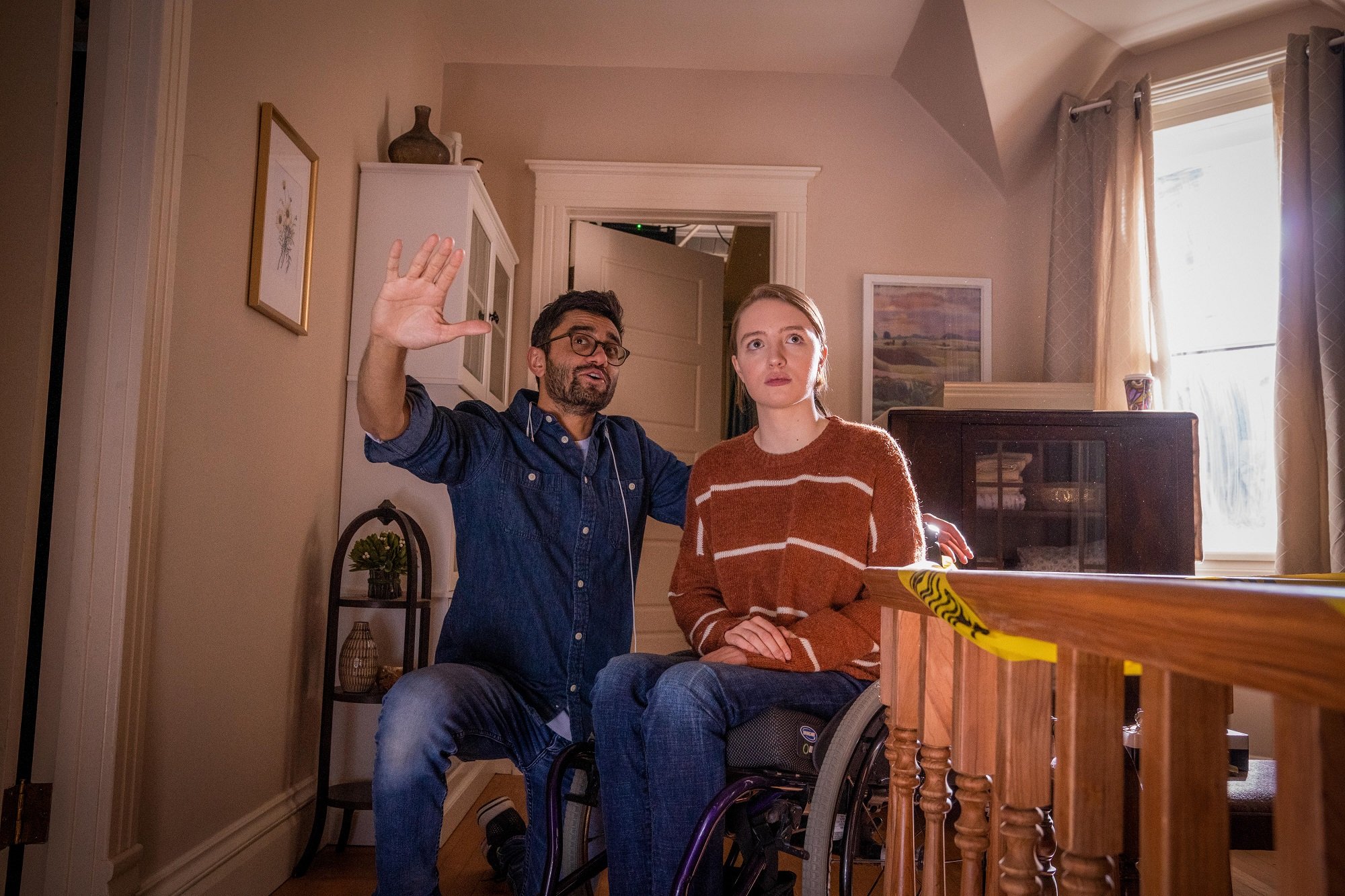 Run director Aneesh Chaganty and Keira Allen