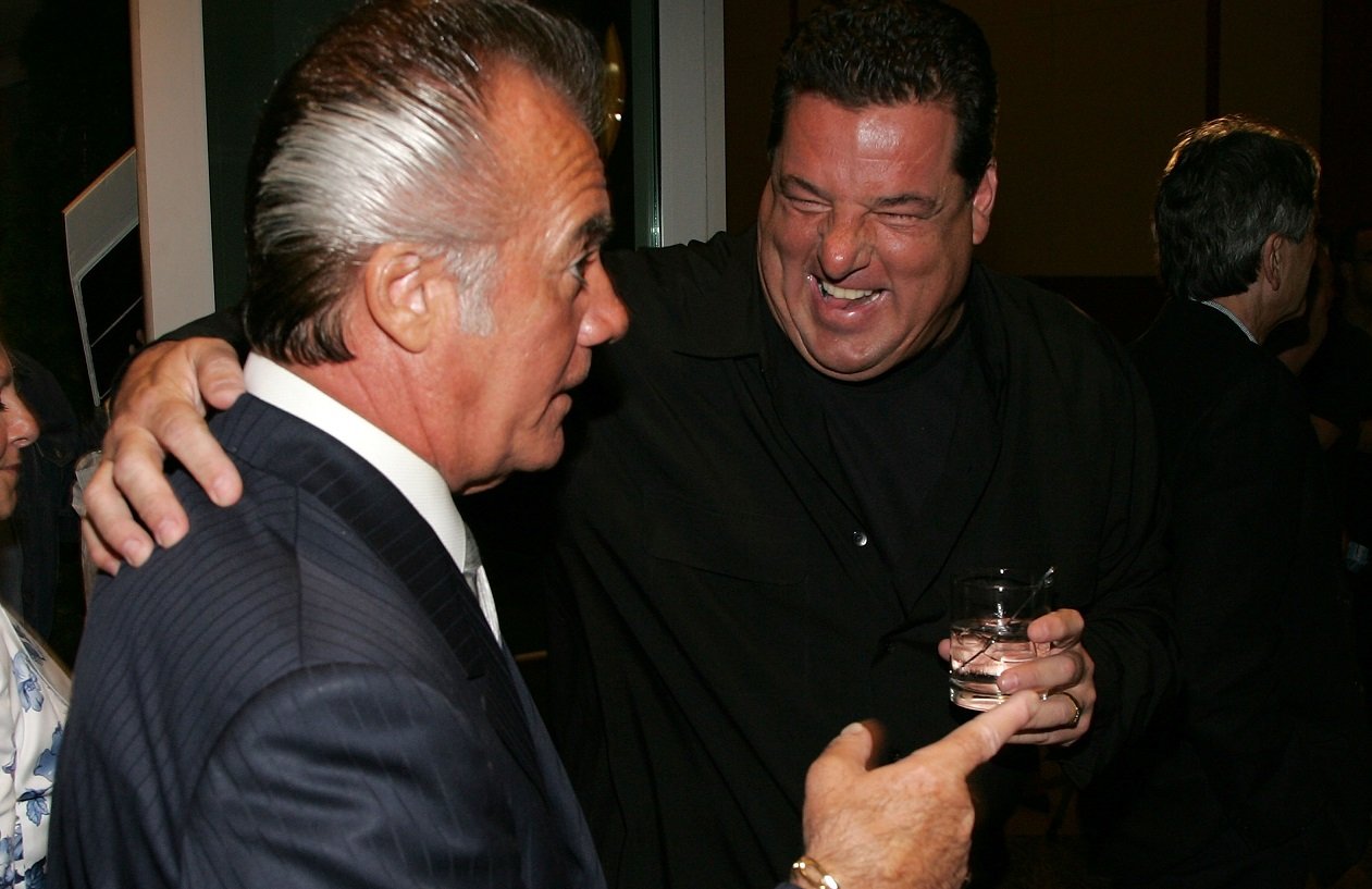 Tony Sirico and Steve Schirripa have a laugh