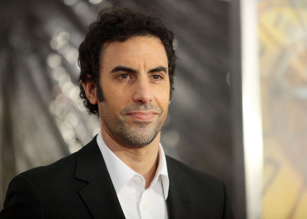 Sacha Baron Cohen at a premiere.