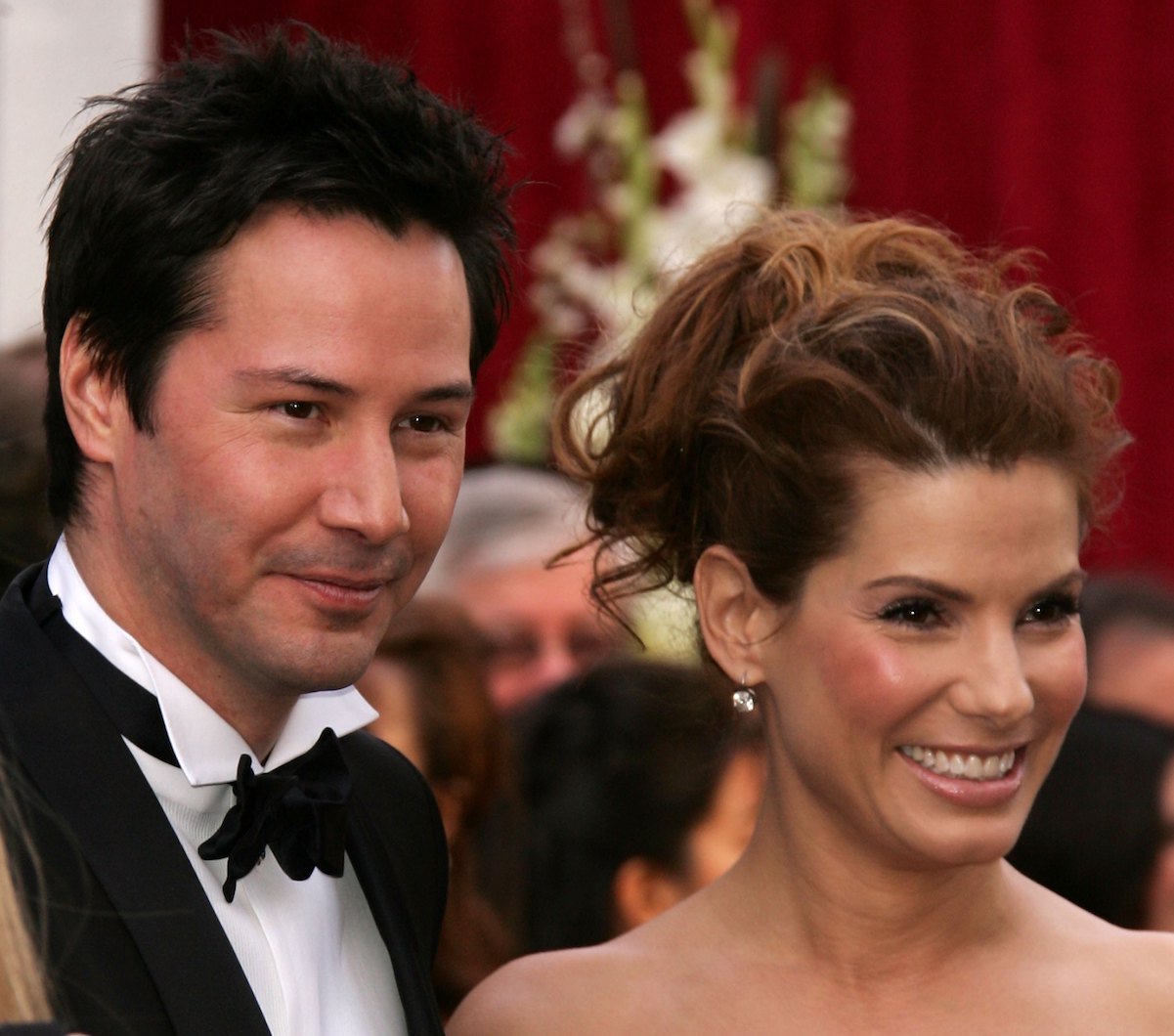 Keanu Reeves and Sandra Bullock