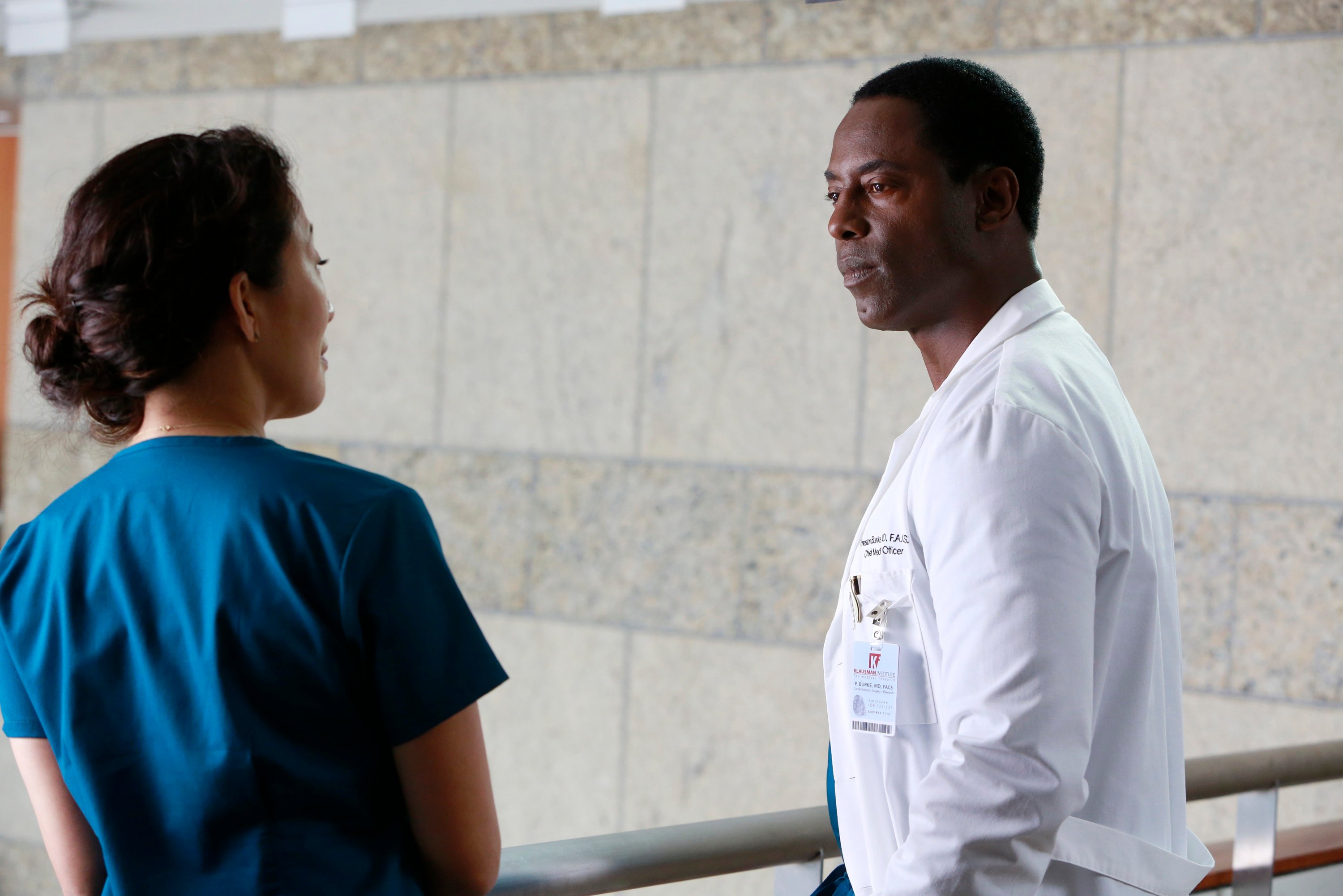 Sandra Oh and Isaiah Washington of 'Grey's Anatomy'