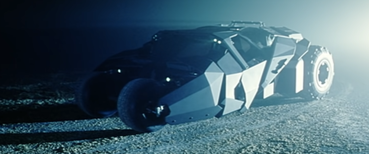 The Dark Knight': Batman's Iconic Batmobile Was Created by Merging a Humvee  and a Classic Lamborghini Model