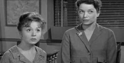 Betty Lynn, left, and Aneta Corsaut on 'The Andy Griffith Show'