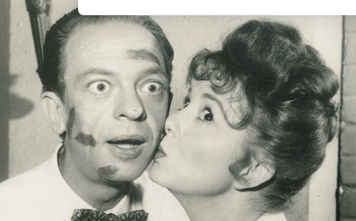 Don Knotts and Betty Lynn as Barney Fife and Thelma Lou