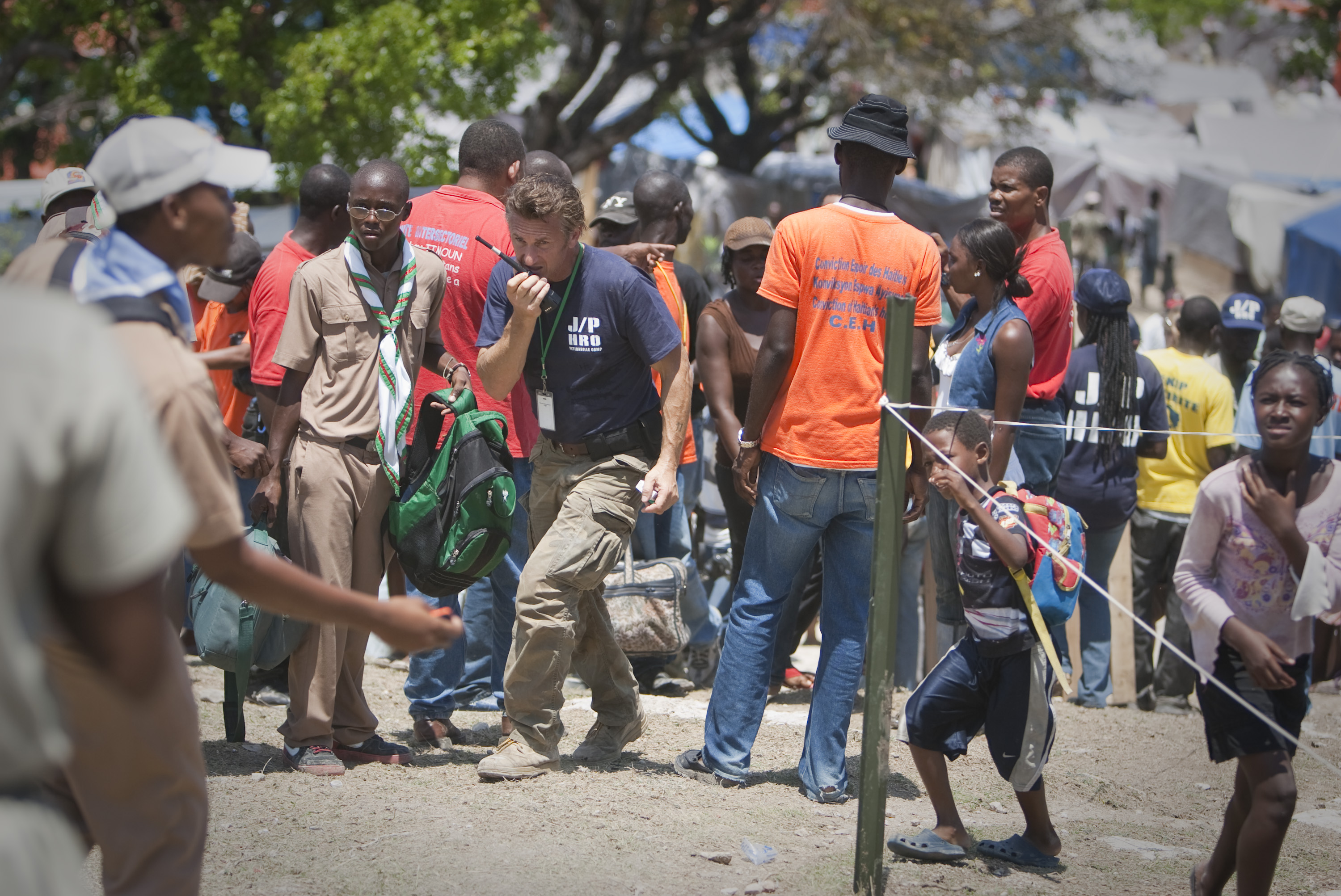 Sean Penn in Haiti