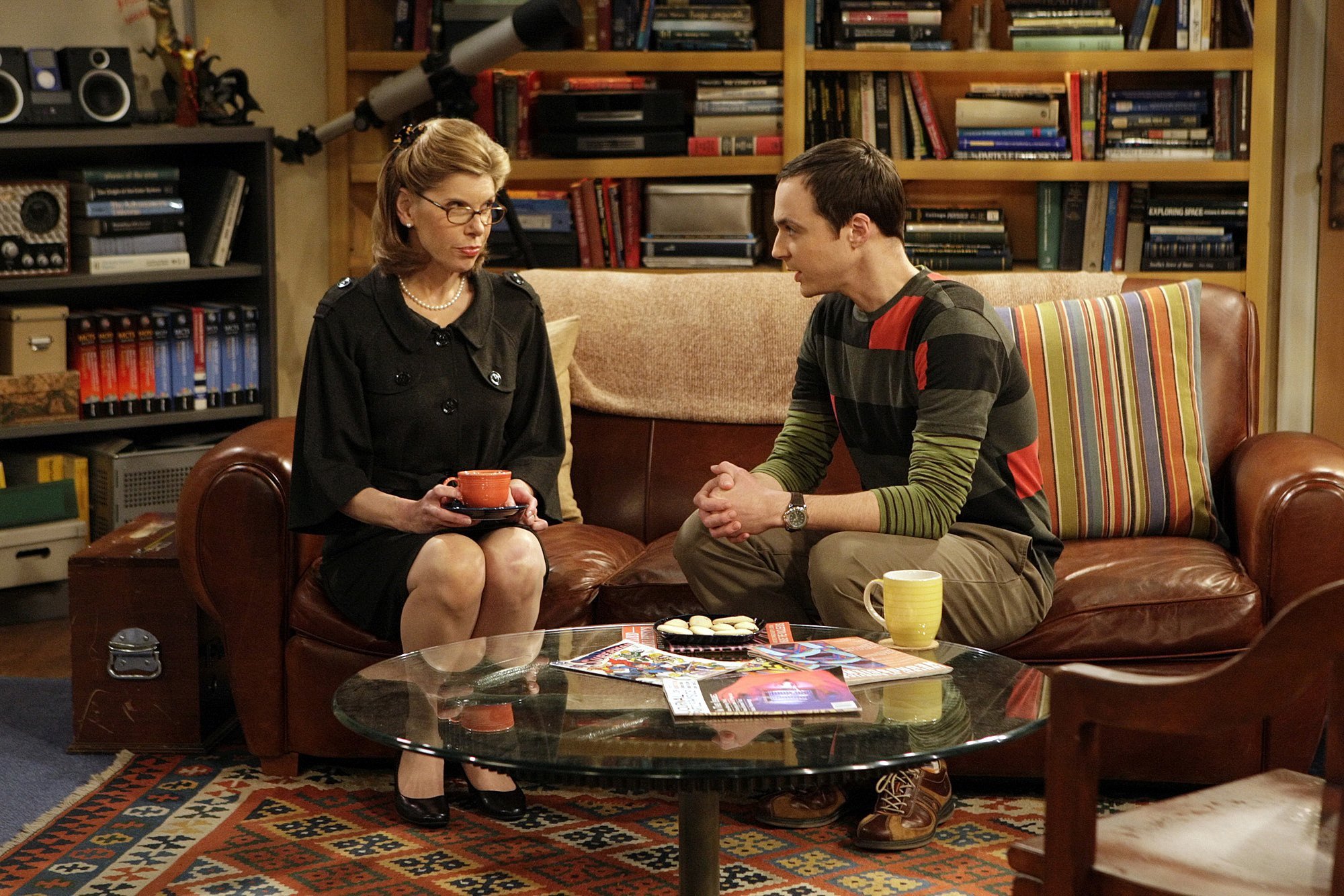 Sheldon Cooper with Beverly Hofstadter