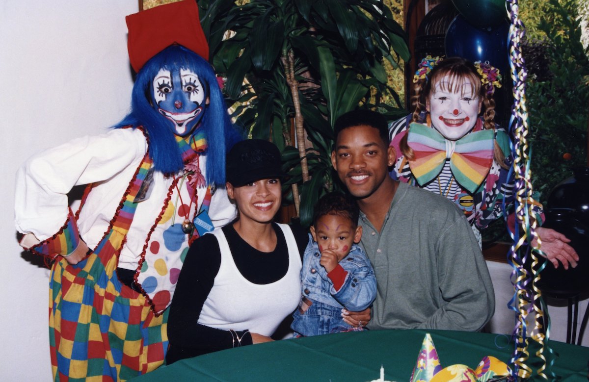 Sheree Zampino and Will Smith with their son, Trey Smith