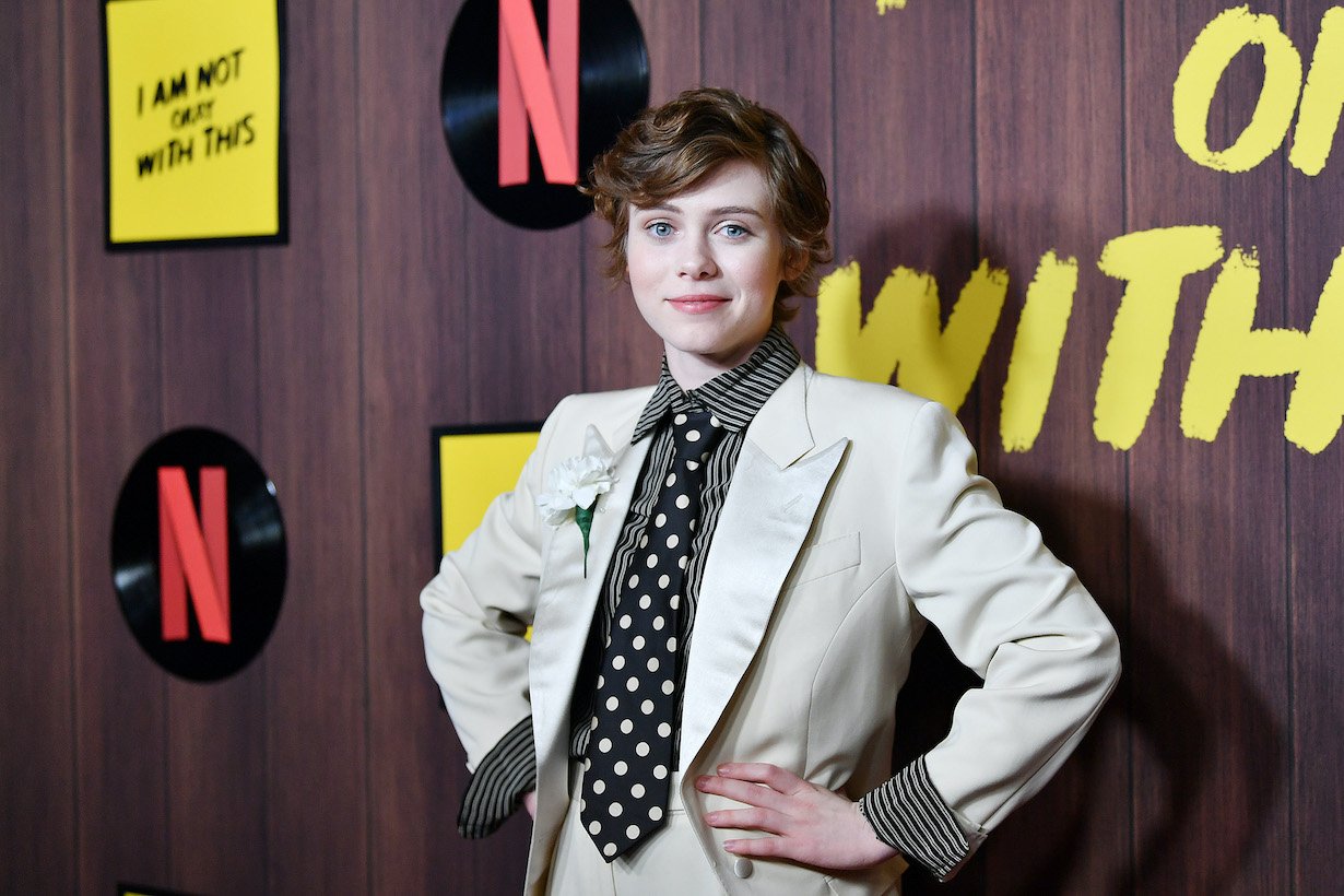 Sophia Lillis attends Netflix's "I Am Not Okay With This" Photocall