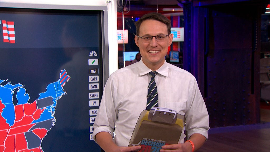Steve Kornacki's Election Night Tie Was Held Together by Staples(01)