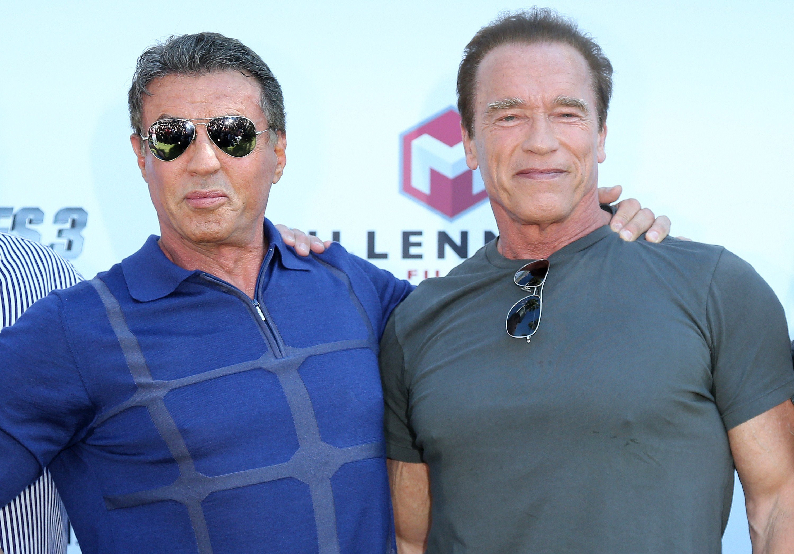 Sylvester Stallone and  Arnold Schwarzenegger