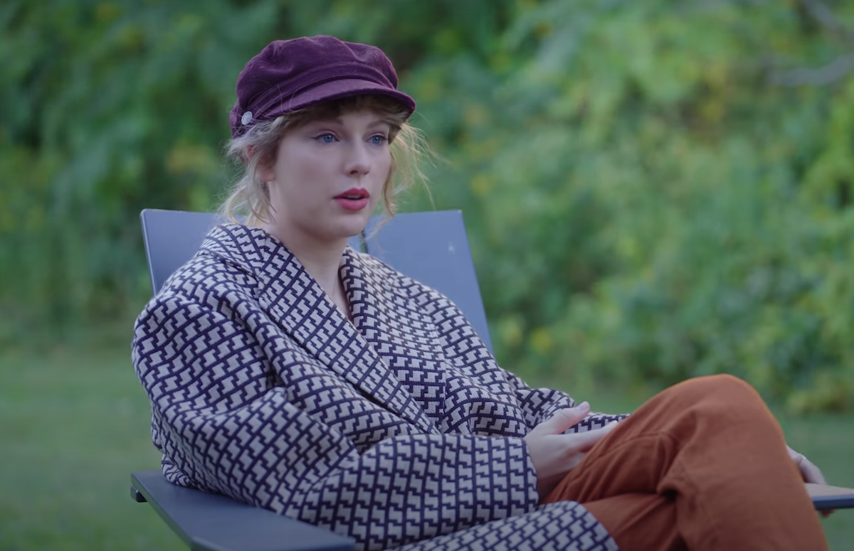 Taylor Swift in the 'Folklore: The Long Pond Sessions' on Disney+ | YouTube