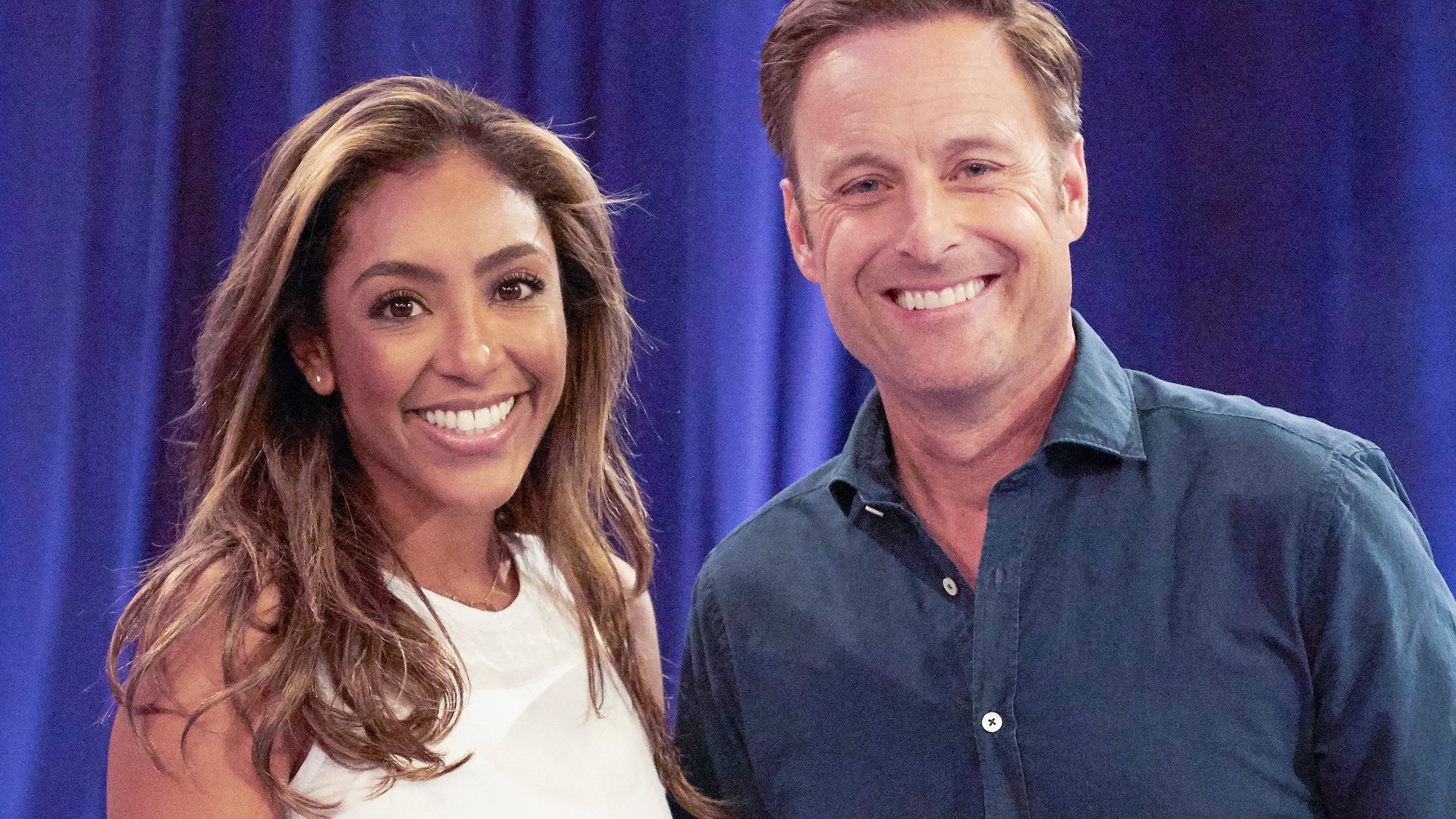 Tayshia Adams and Chris Harrison on 'The Bachelorette' Season 16 Episode 6