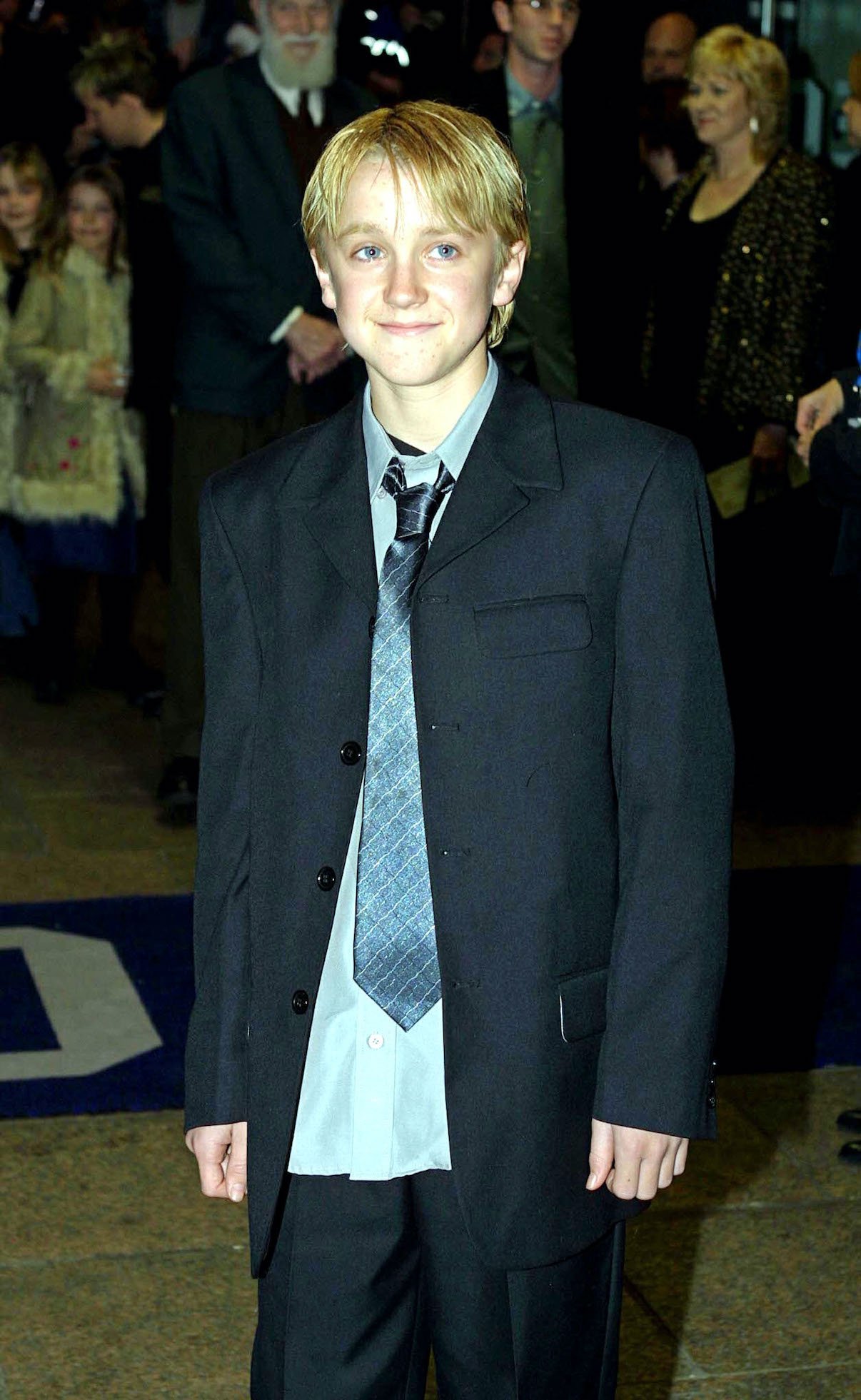 Tom Felton at the premiere of 'Harry Potter and the Sorcerer's Stone'