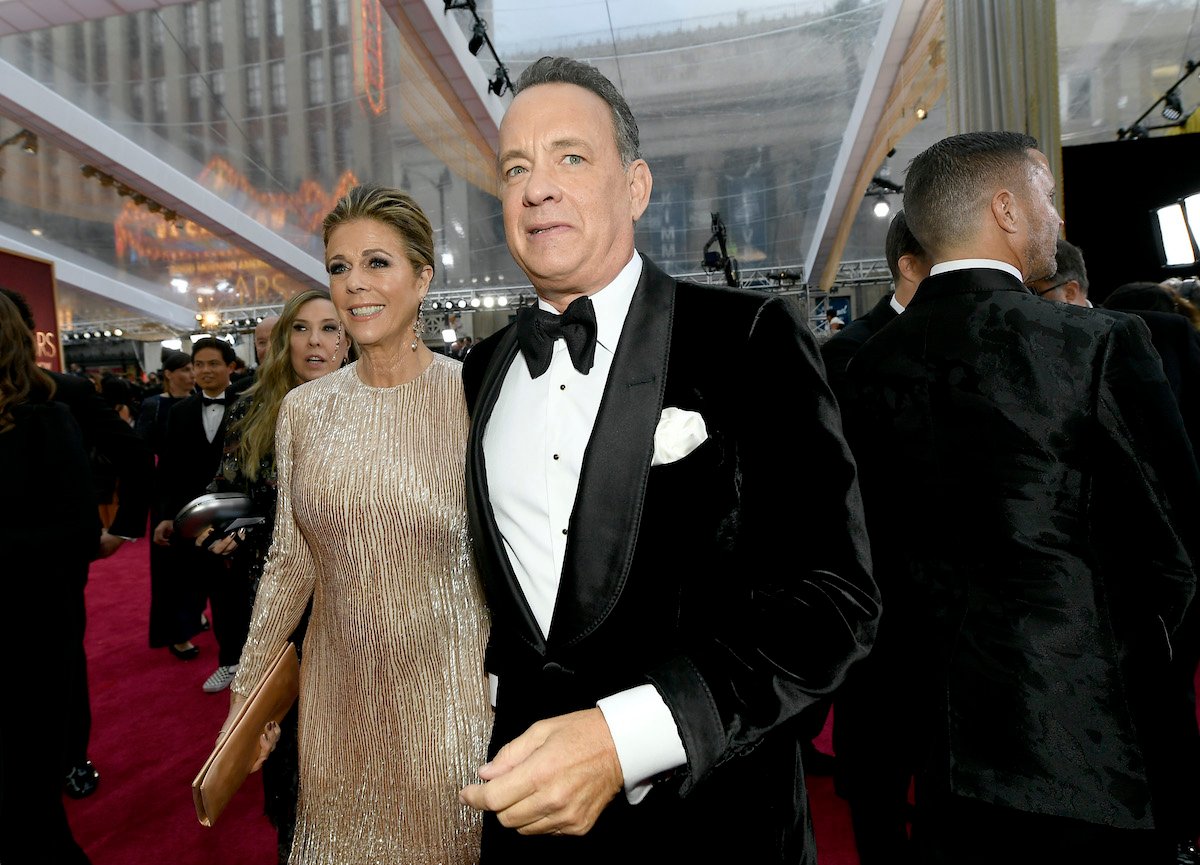Rita Wilson and Tom Hanks at the Academy Awards