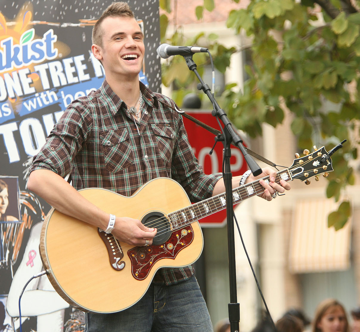 Tyler Hilton performs during the Sunkist 'One Tree Hill' Friends with Benefits Tour