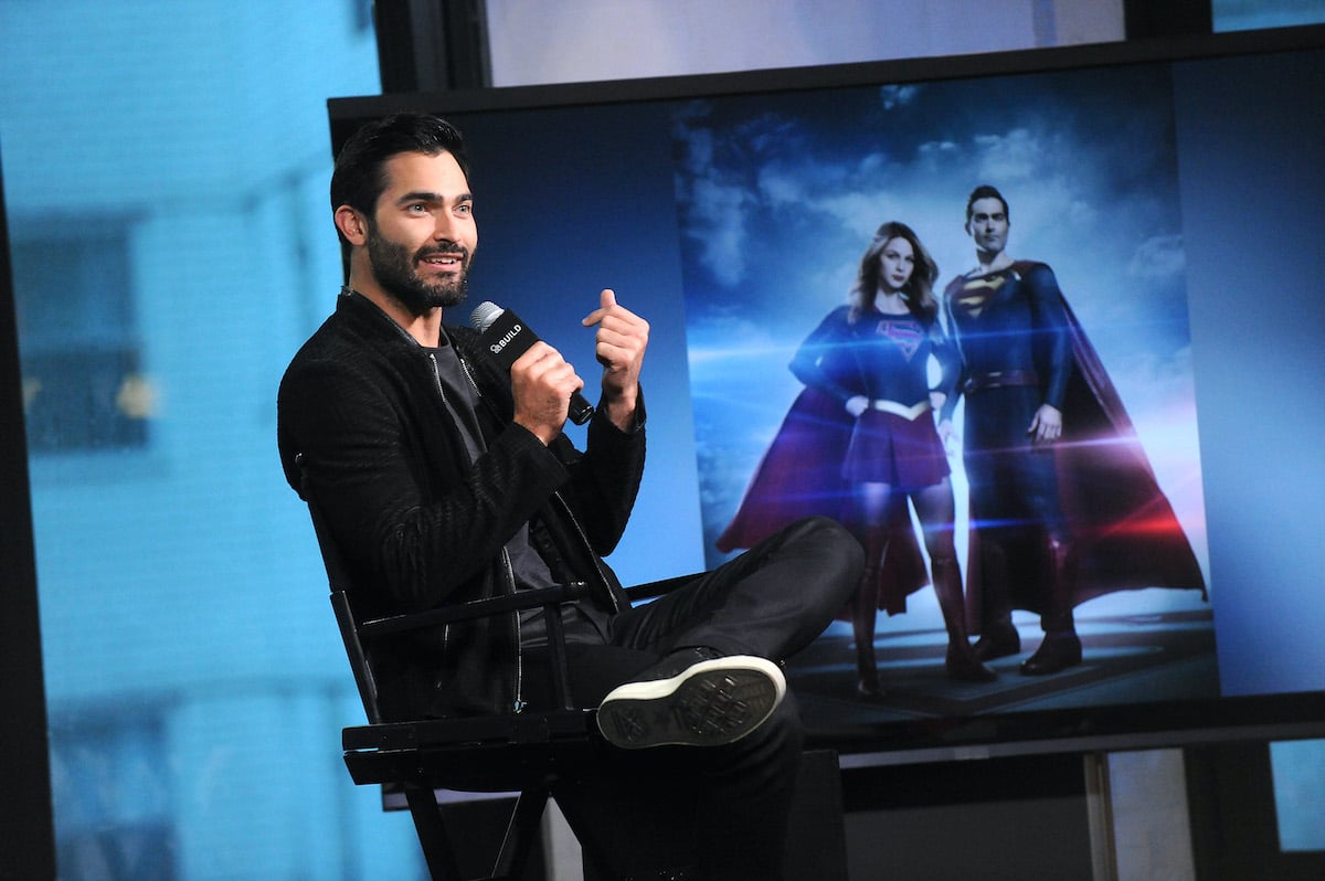 Tyler Hoechlin discussing 'Supergirl'