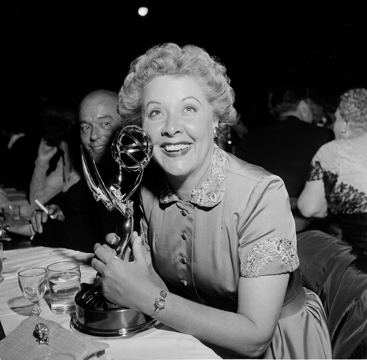 Vivian Vance poses at the Emmy Awards