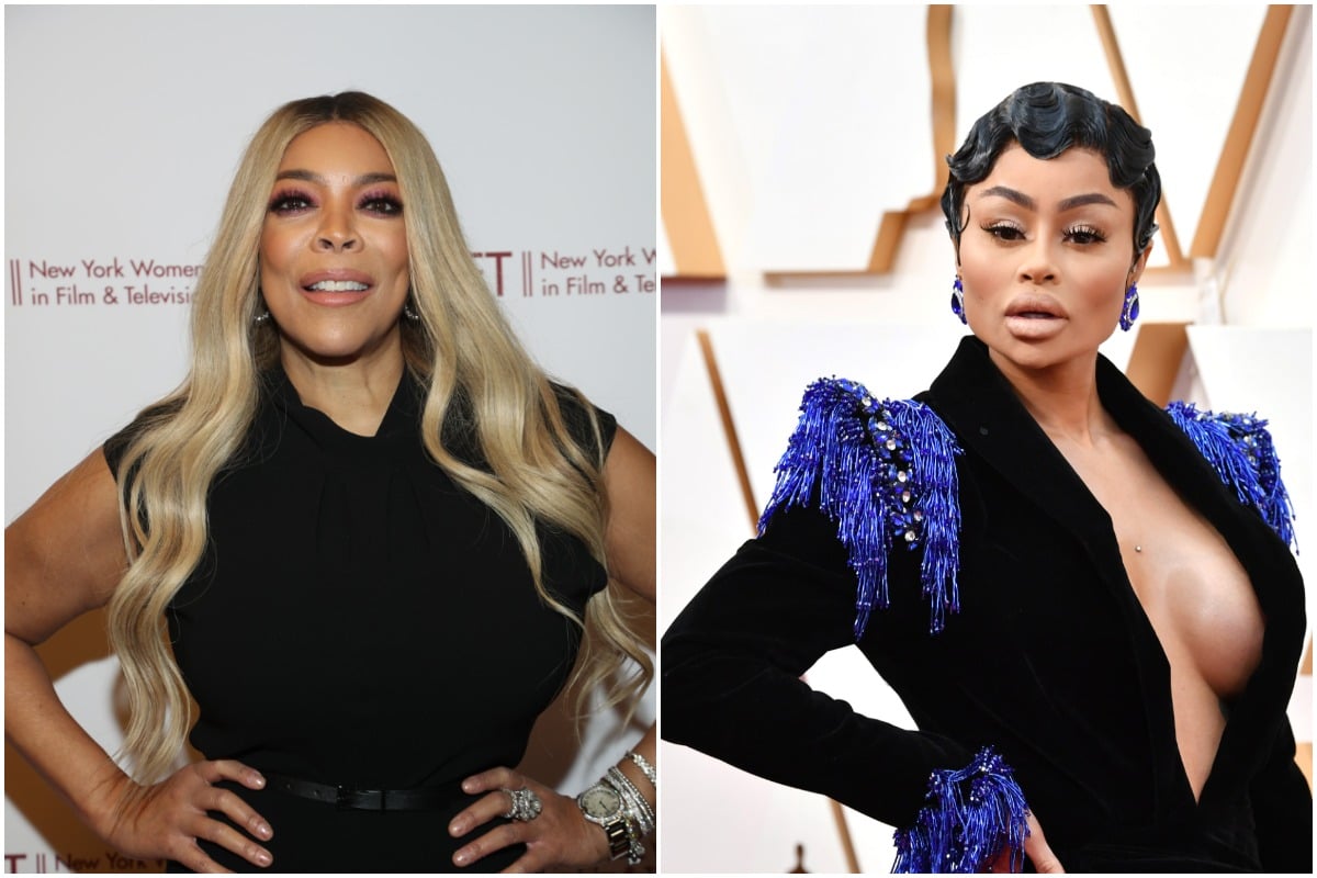 Wendy Williams attends the 2019 40th Annual NYWIFT Muse Awards at New York Hilton Midtown on December 10, 2019 in New York City./Blac Chyna attends the 92nd Annual Academy Awards at Hollywood and Highland on February 09, 2020 in Hollywood, California. 