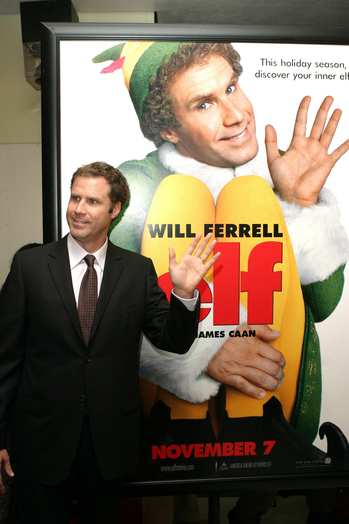Will Ferrell at the New York City premiere of 'Elf'