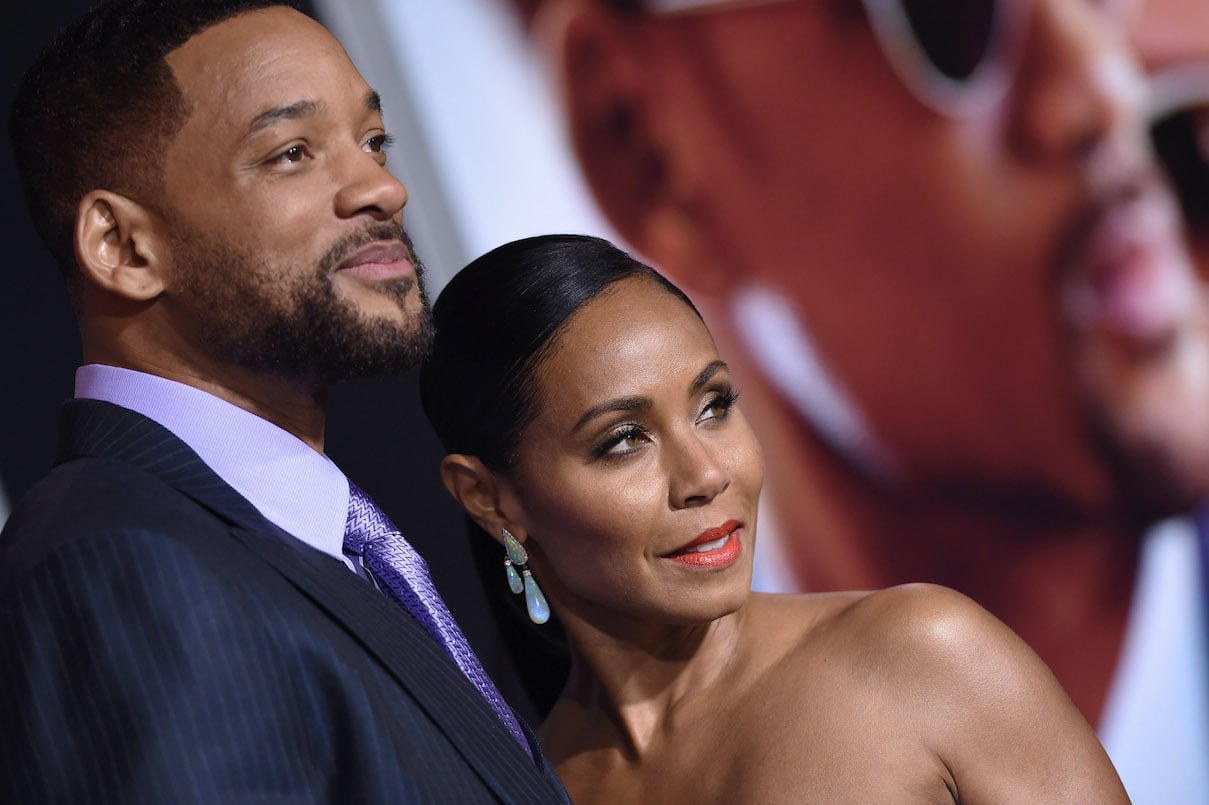 Will Smith and Jada Pinkett Smith at the premiere of 'Focus'