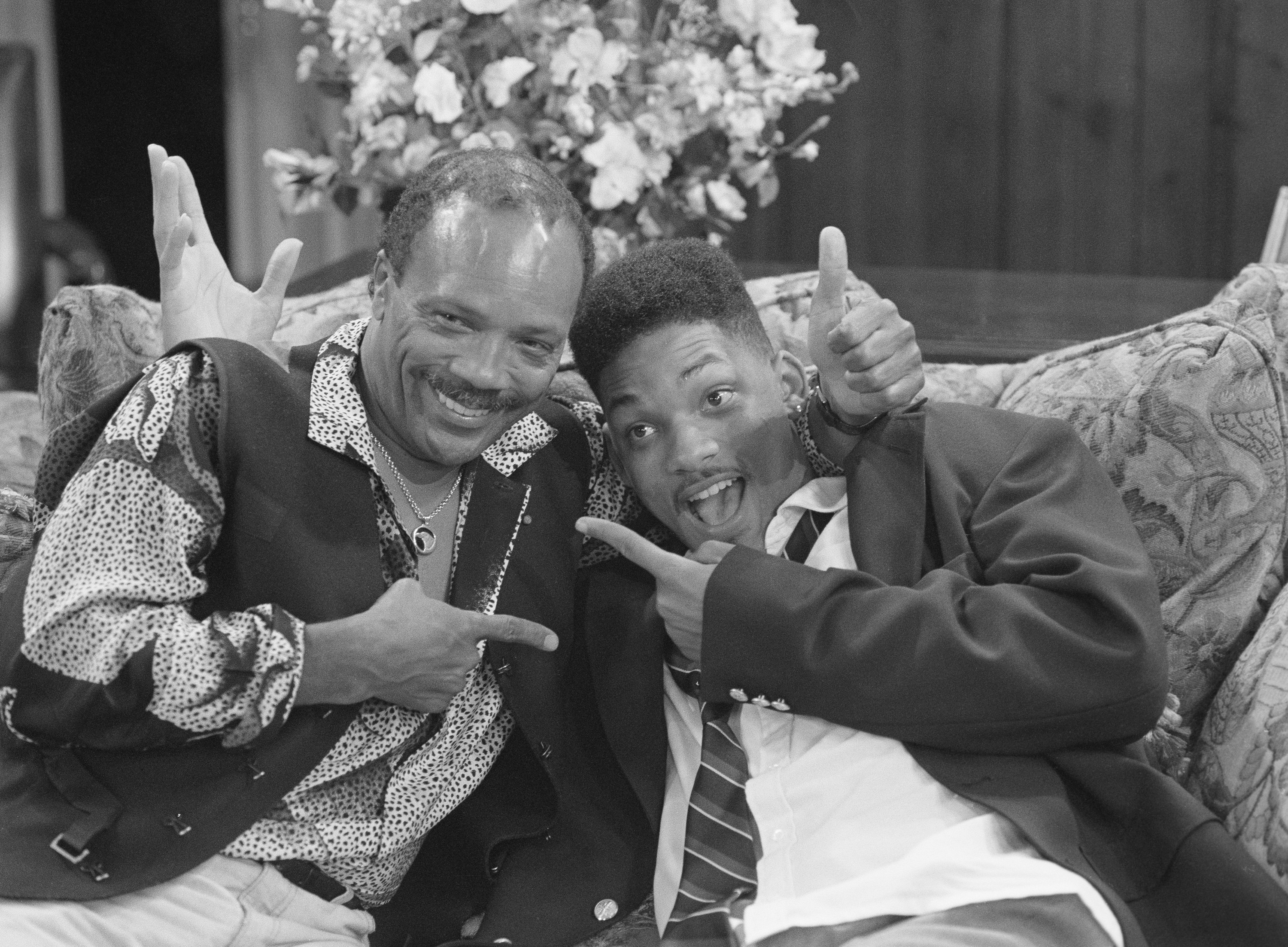 Will Smith and Quincy Jones