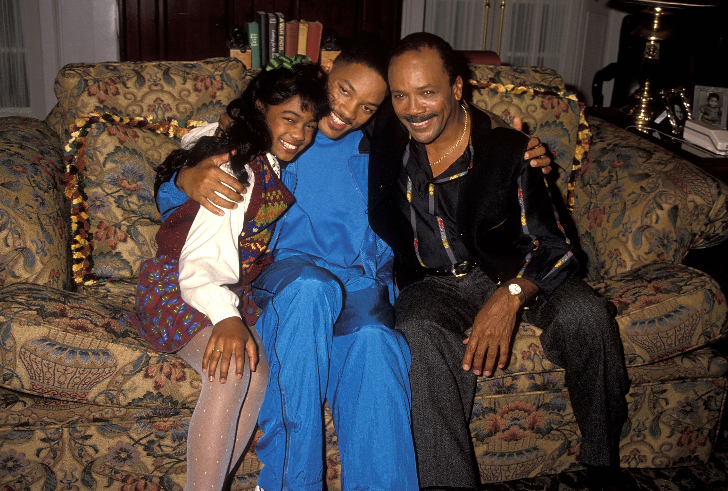 Will Sith with Quincy Jones and Tatyana Ali