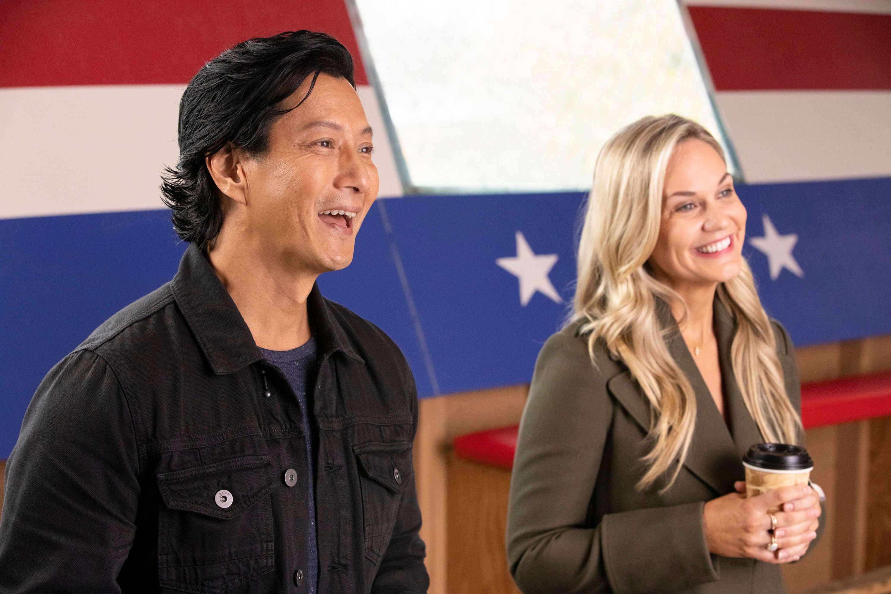 Will Yun Lee and Jennifer Birmingham Lee on The Good Doctor | Jack Rowand via Getty Images