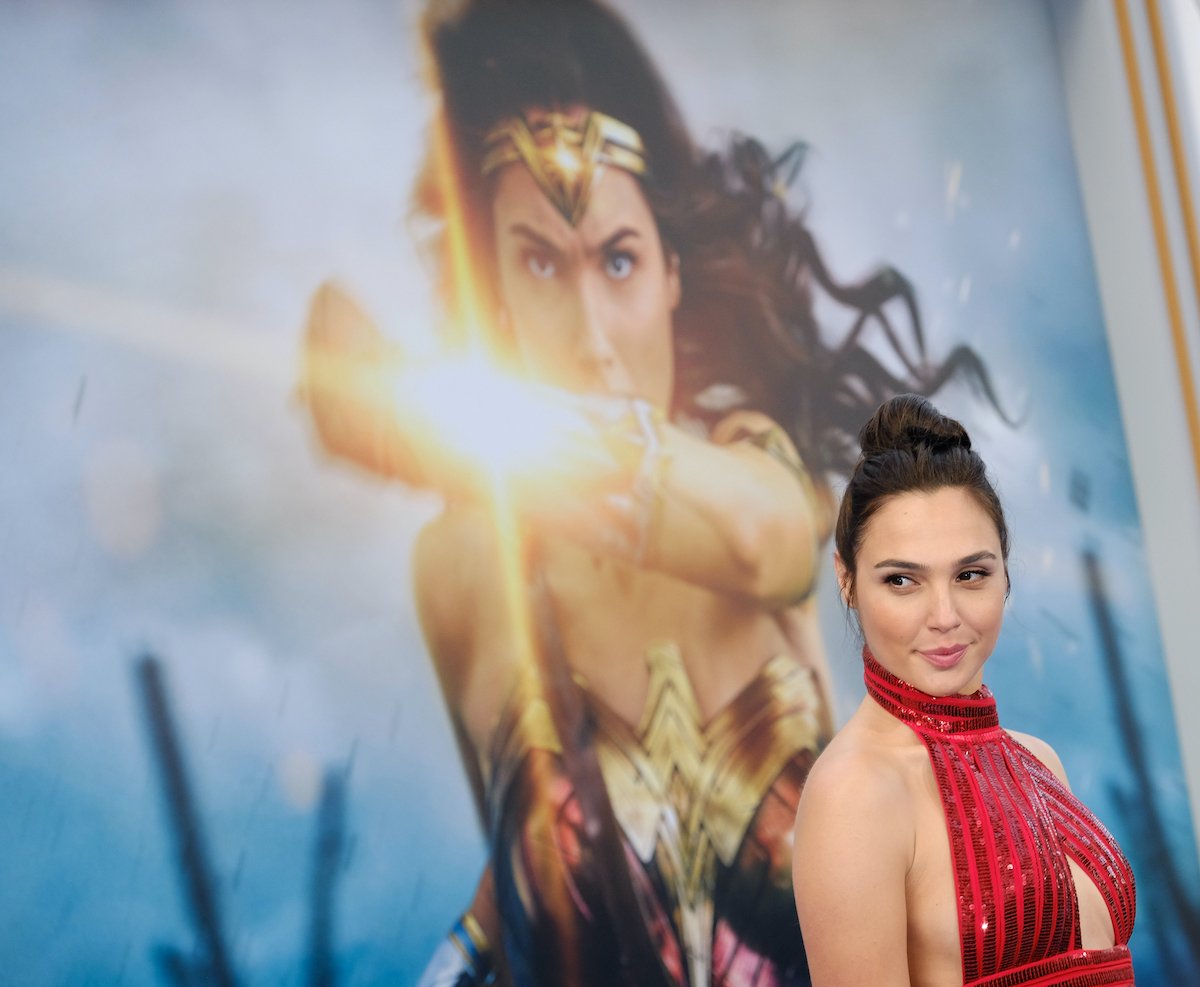 Gal Gadot at the world premiere of 'Wonder Woman'
