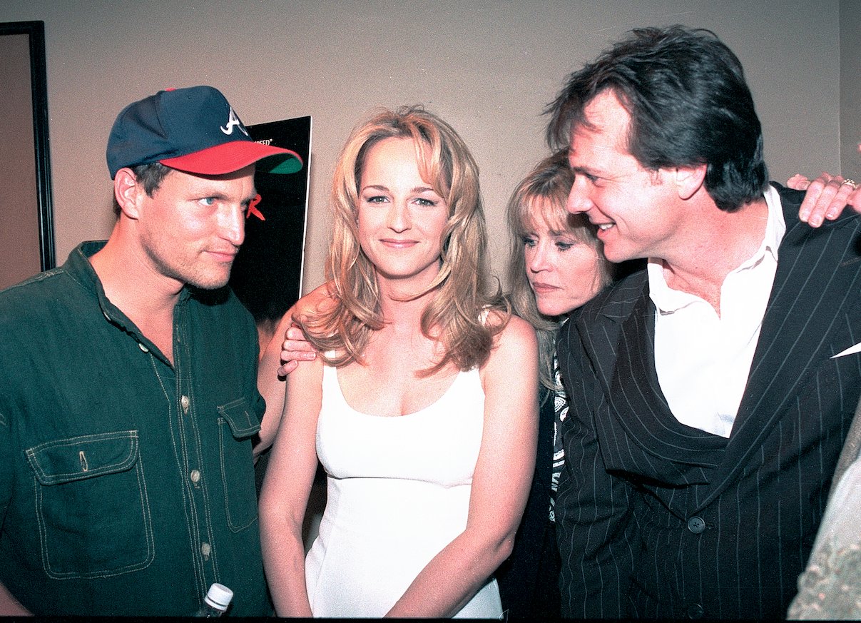 Woody Harrelson, Helen Hunt, Jane Fonda, and Bill Paxton at the 'Twister' premiere