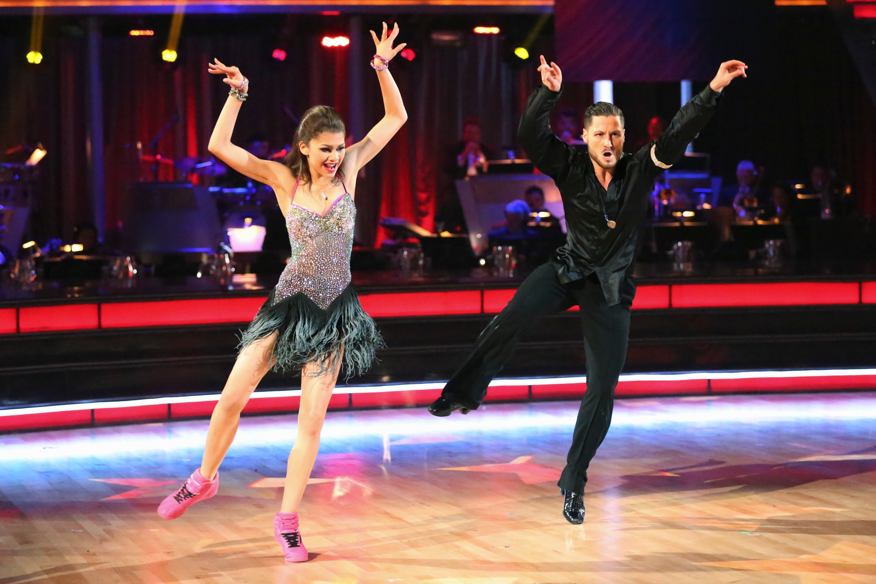 Zendaya and her partner on ABC's 'Dancing With the Stars'