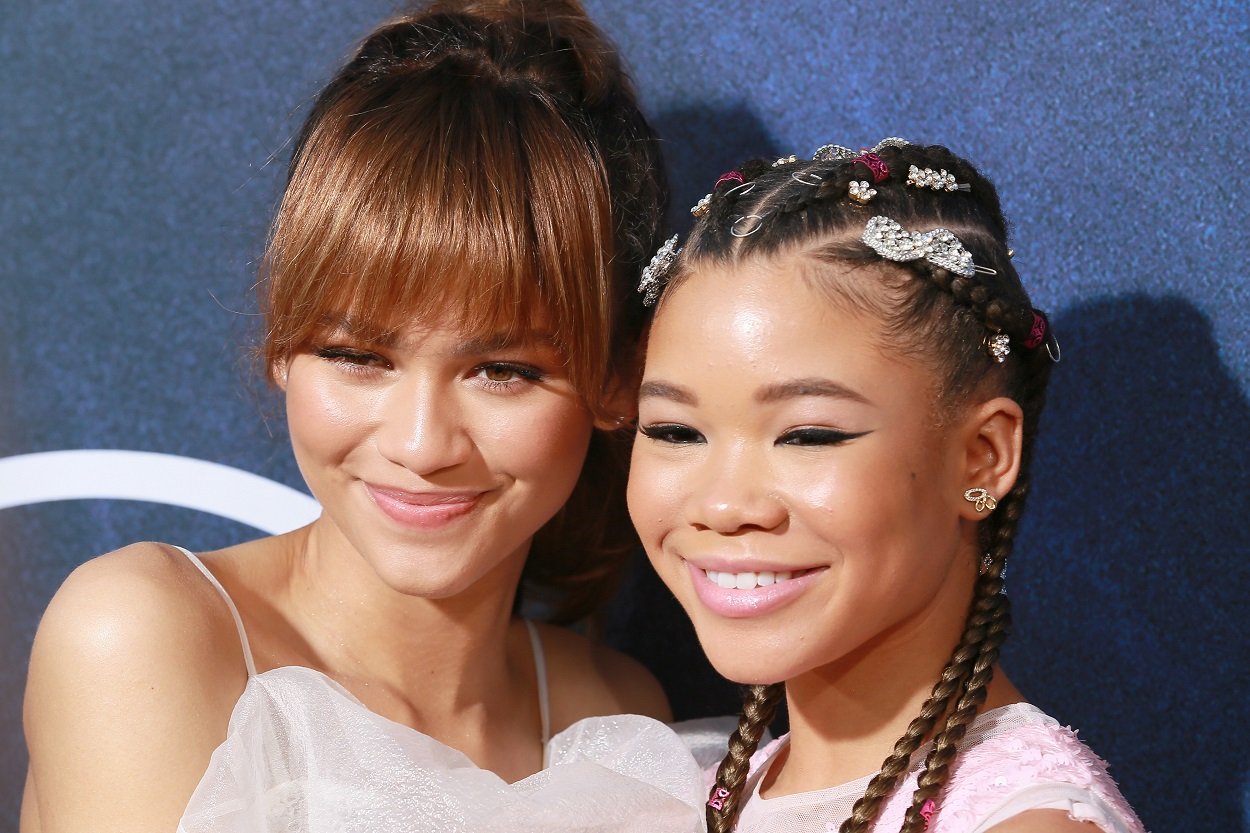 Zendaya and Storm Reid at the LA Premiere of Euphoria