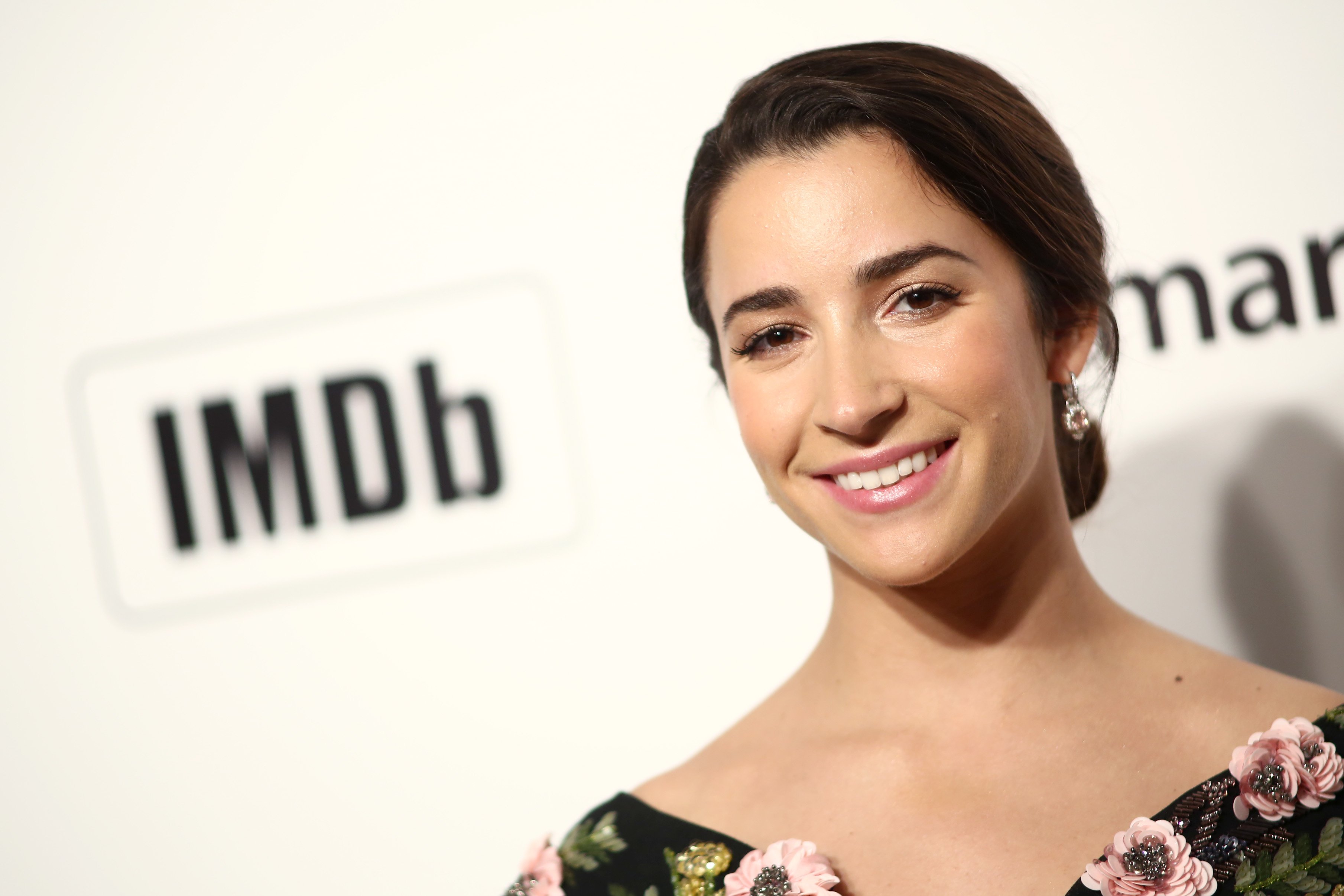 Aly Raisman at the Elton John AIDS Foundation Academy Awards Viewing Party on February 09, 2020, in Los Angeles, California.