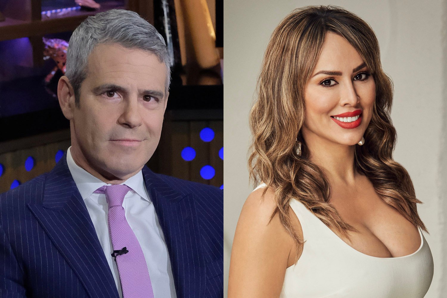 Andy Cohen and Kelly Dodd