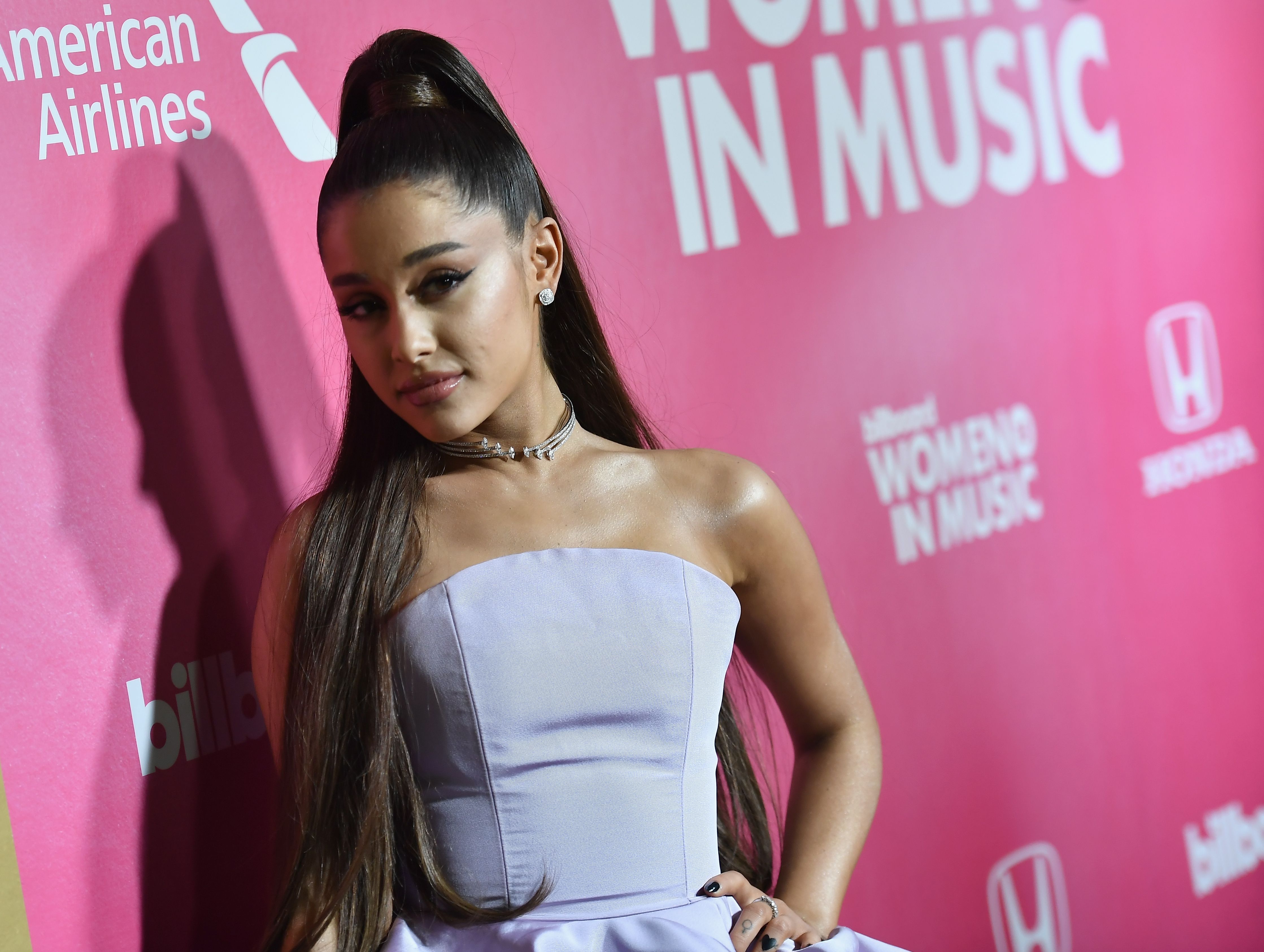 Ariana Grande attends Billboard's 13th Annual Women In Music event in New York City.