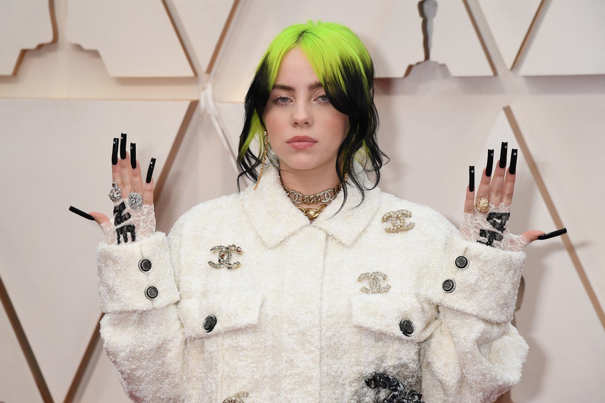 Billie Eilish attends the 92nd Annual Academy Awards on February 09, 2020 in Hollywood, California.